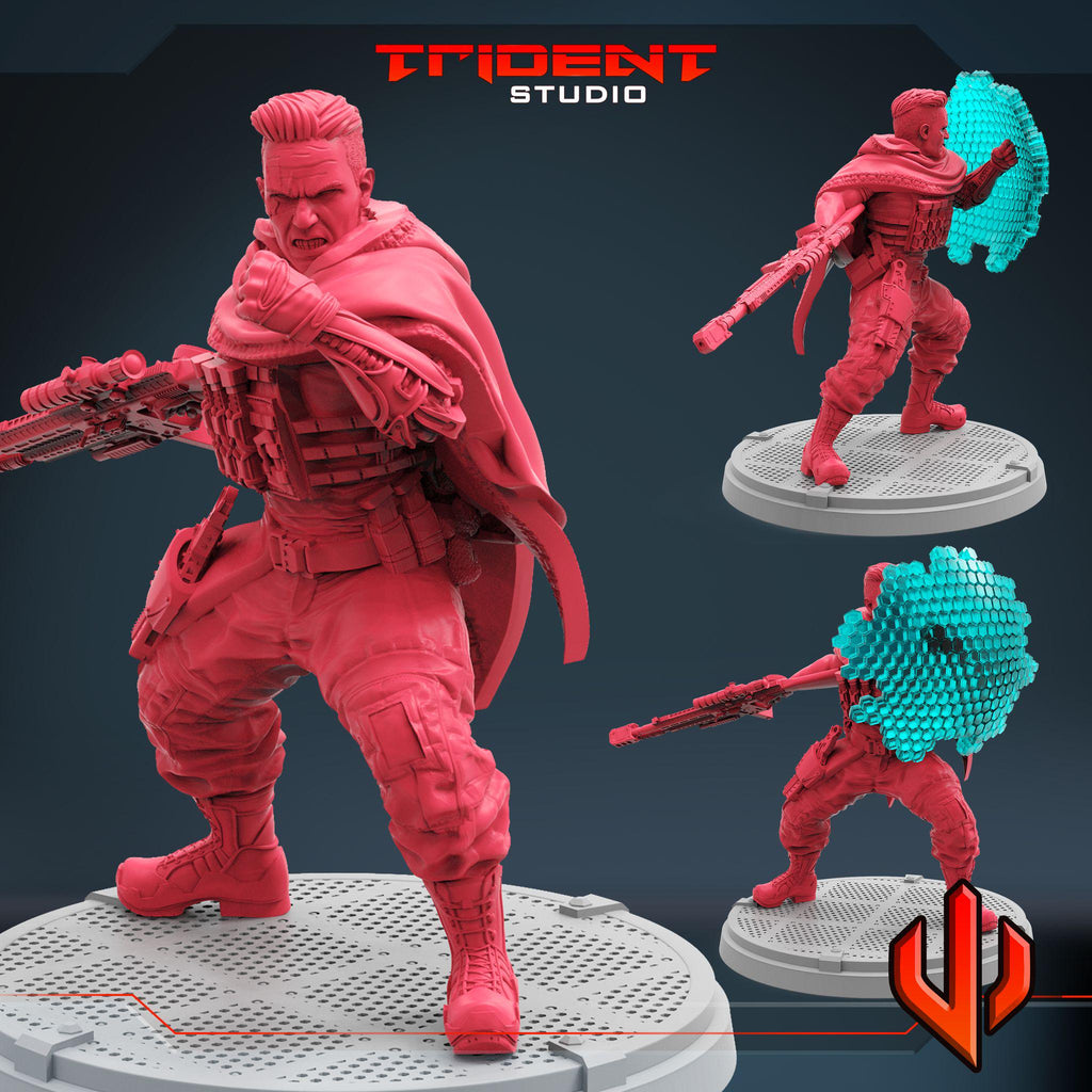 Cable MCU A (Fan art sculpted by Trident Studio) (Crisis Protocol Proxy/Alternative)