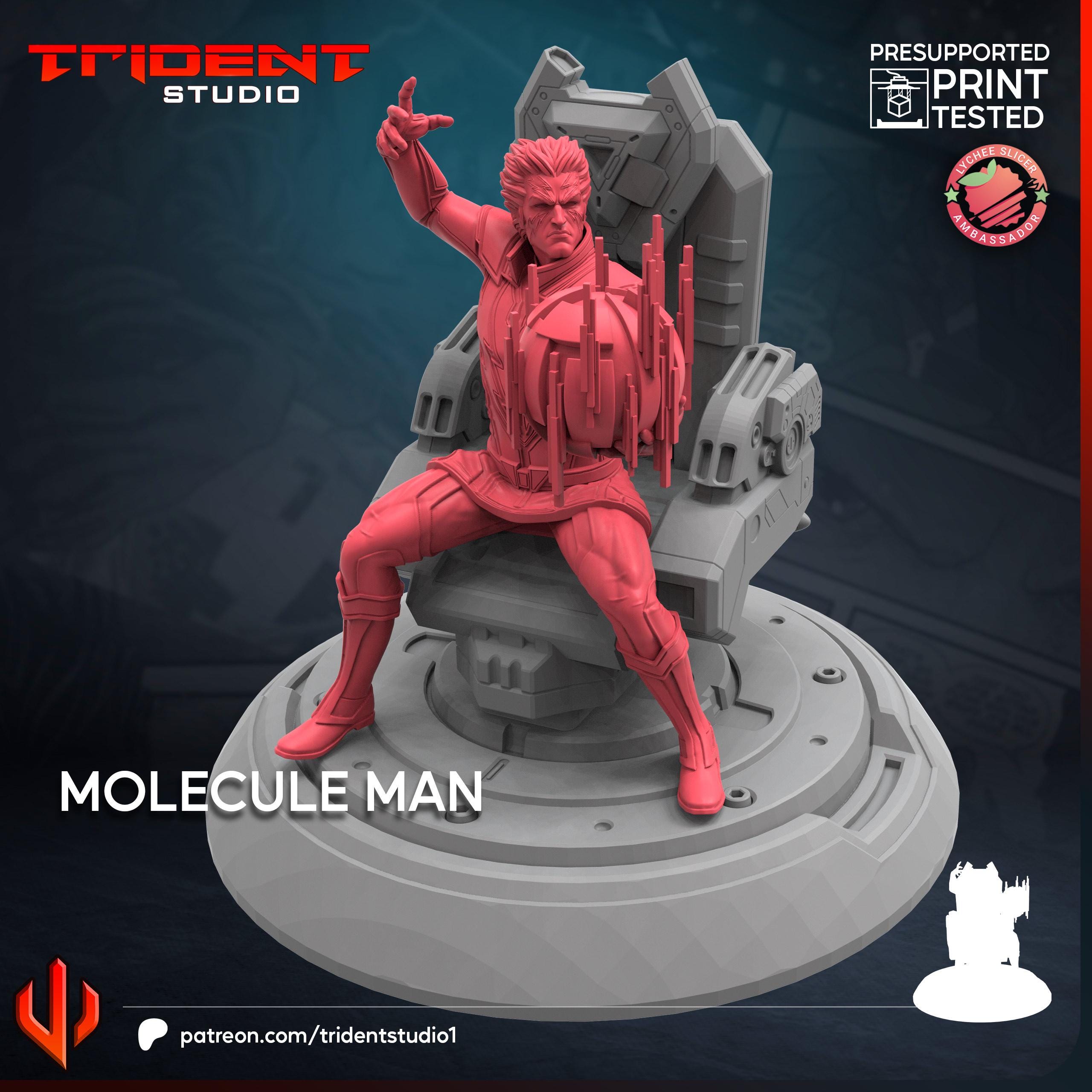 Molecule Man (Fan art sculpted by Trident Studio) (Crisis Protocol Proxy/Alternative)