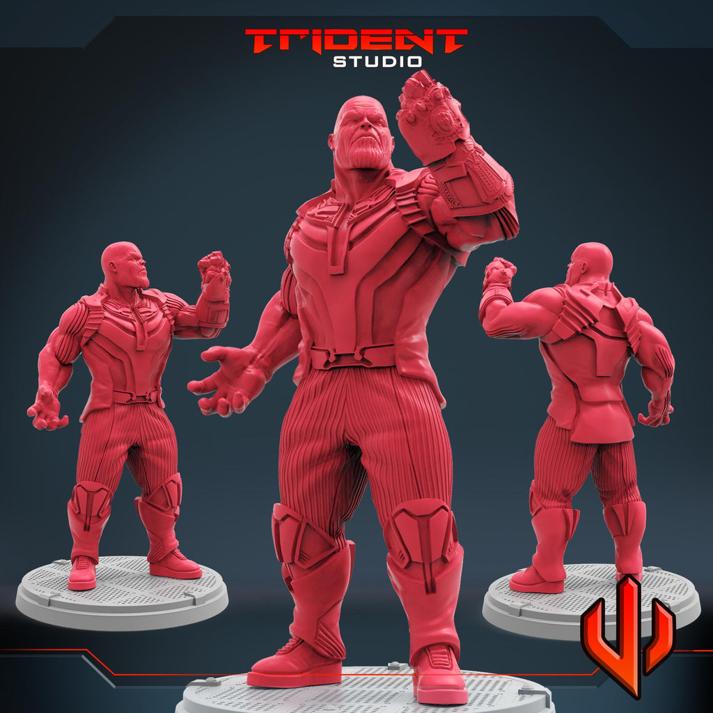 Thanos (Fan art sculpted by Trident Studio) (Crisis Protocol Proxy/Alternative)