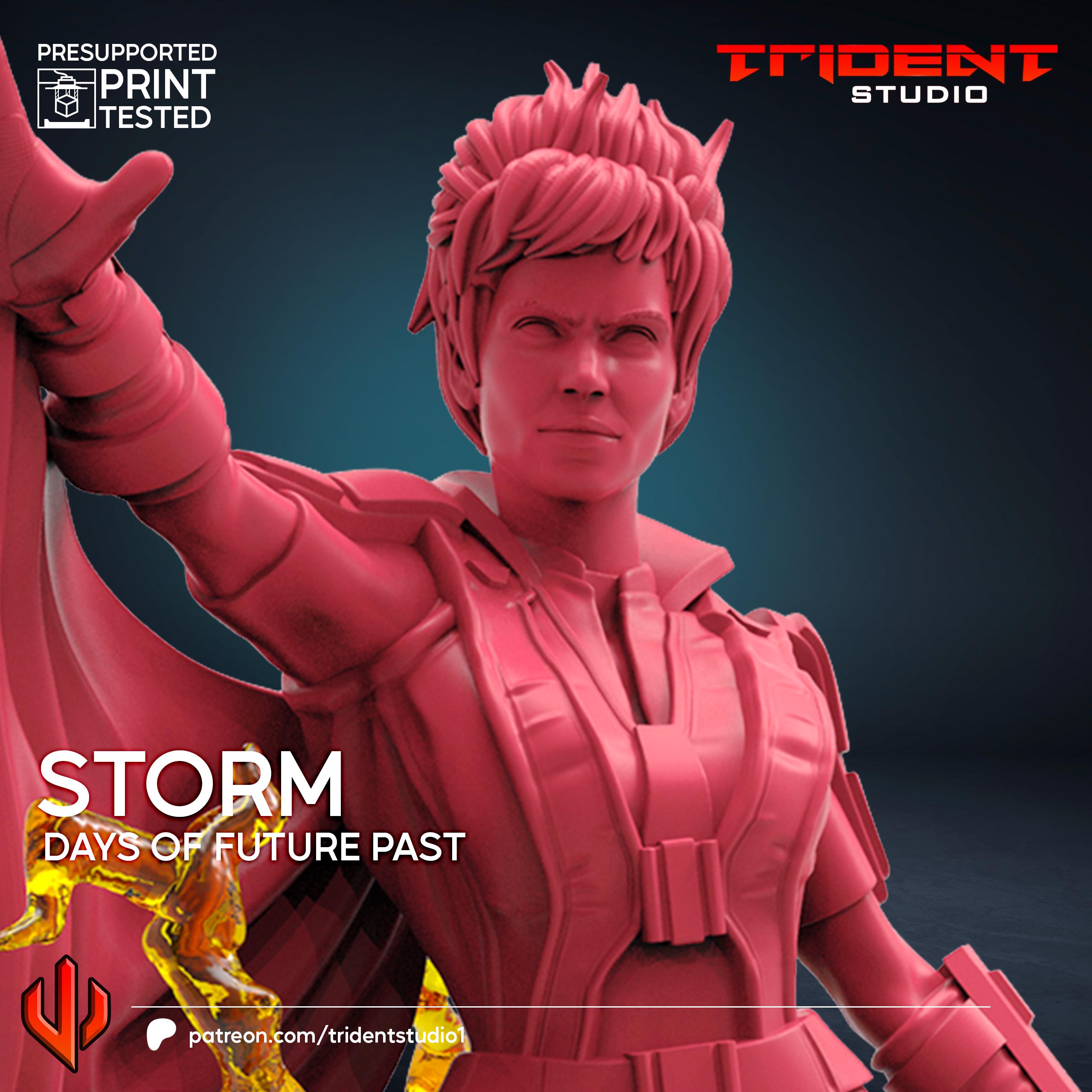 Storm X-men Days Of Future Past (Fan art sculpted by Trident Studio) (Crisis Protocol Proxy/Alternative)