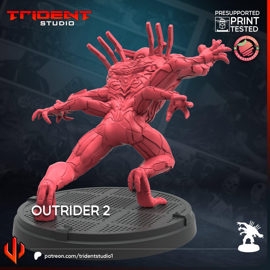 Outrider B (Fan art sculpted by Trident Studio) (Crisis Protocol Proxy/Alternative)