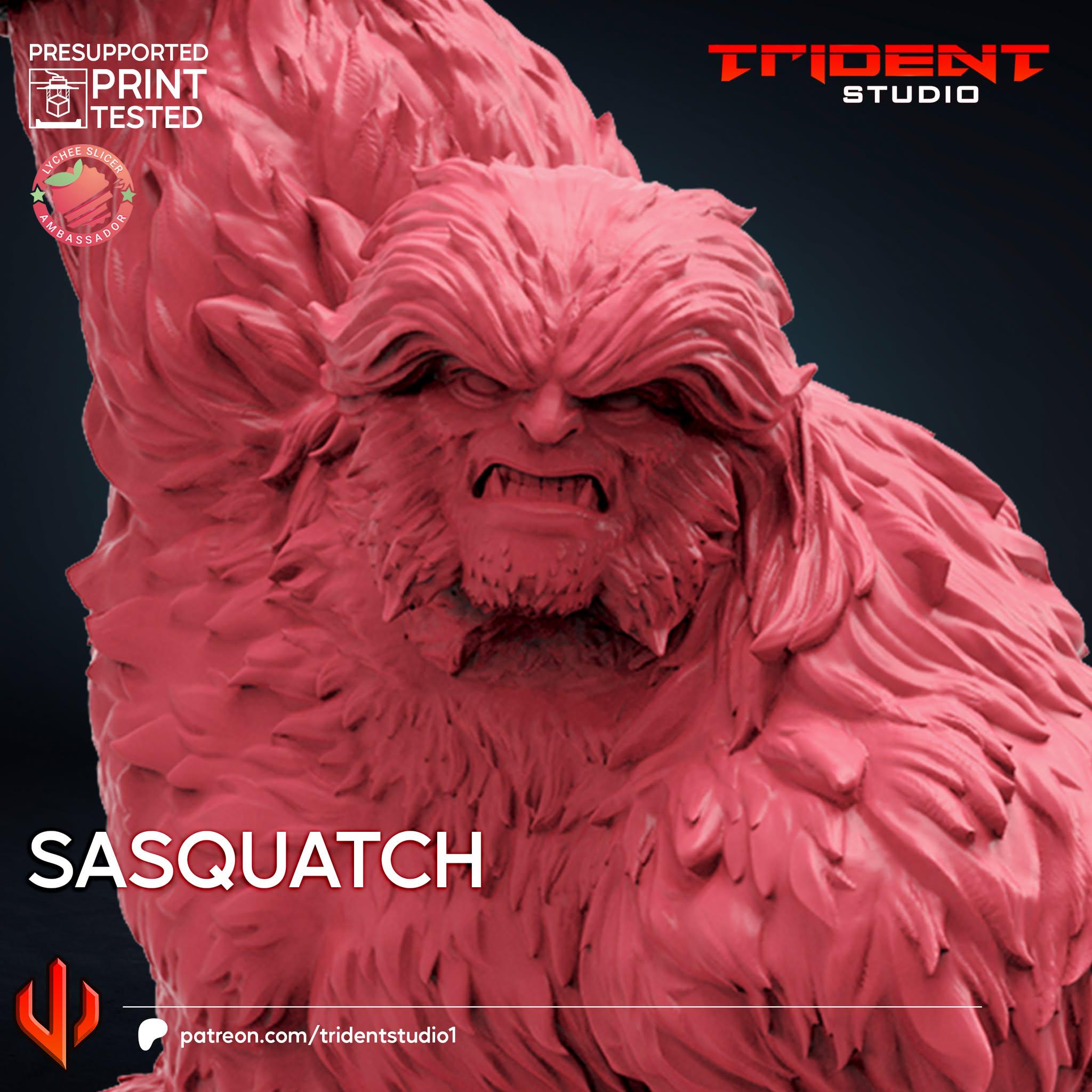 Sasquatch (Fan art sculpted by Trident Studio) (Crisis Protocol Proxy/Alternative)
