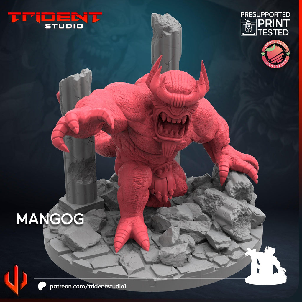 Mangog (Fan art sculpted by Trident Studio) (Crisis Protocol Proxy/Alternative)