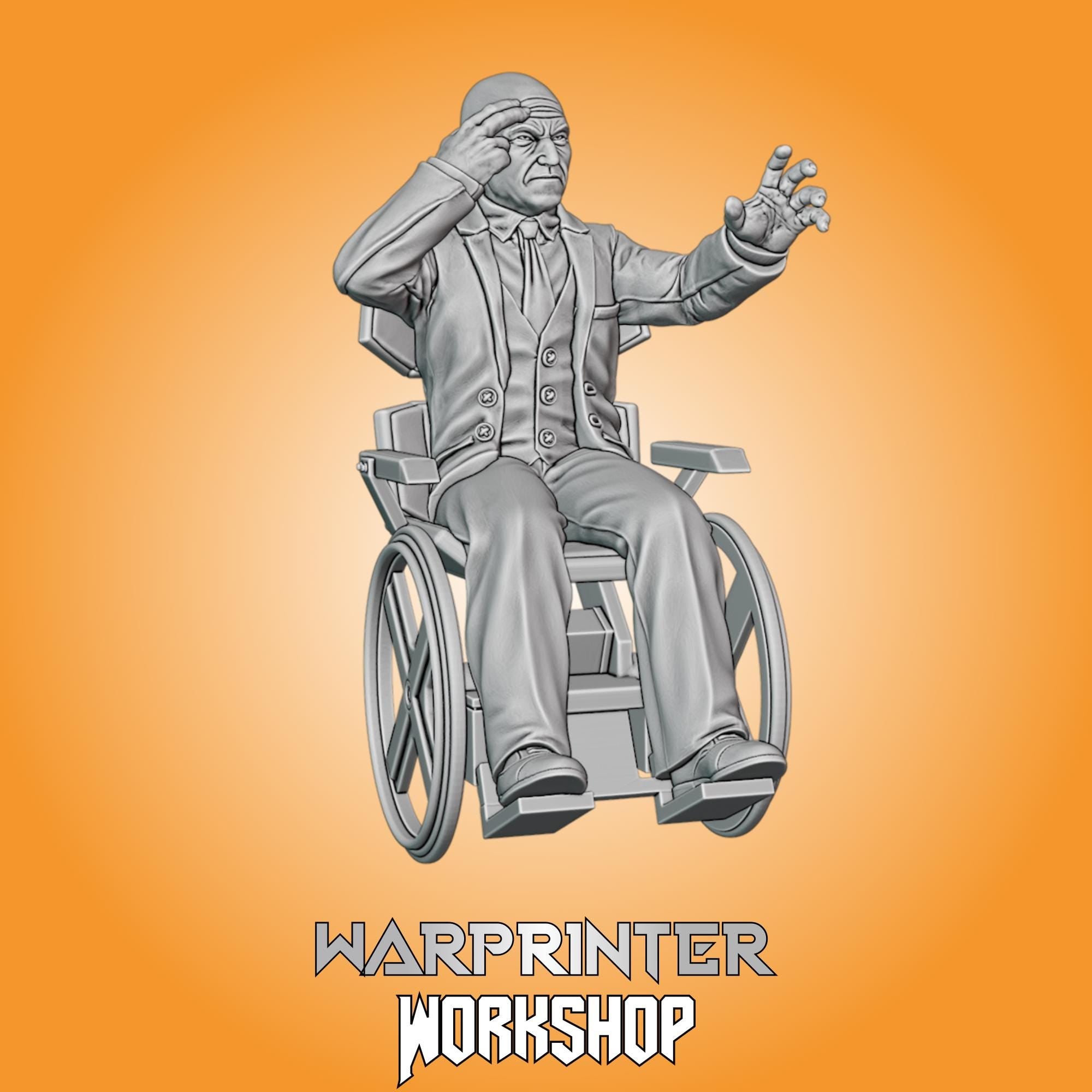 Professor X (Fan art sculpted by Trident Studio) (Crisis Protocol Proxy/Alternative)