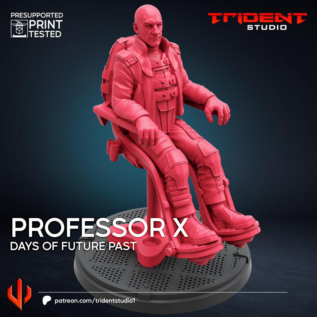 Professor X X-men Days Of Future Past (Fan art sculpted by Trident Studio) (Crisis Protocol Proxy/Alternative)
