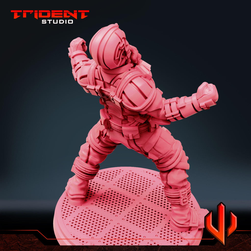 Red Guardian no Sheild (Fan art sculpted by Trident Studio) (Crisis Protocol Proxy/Alternative)