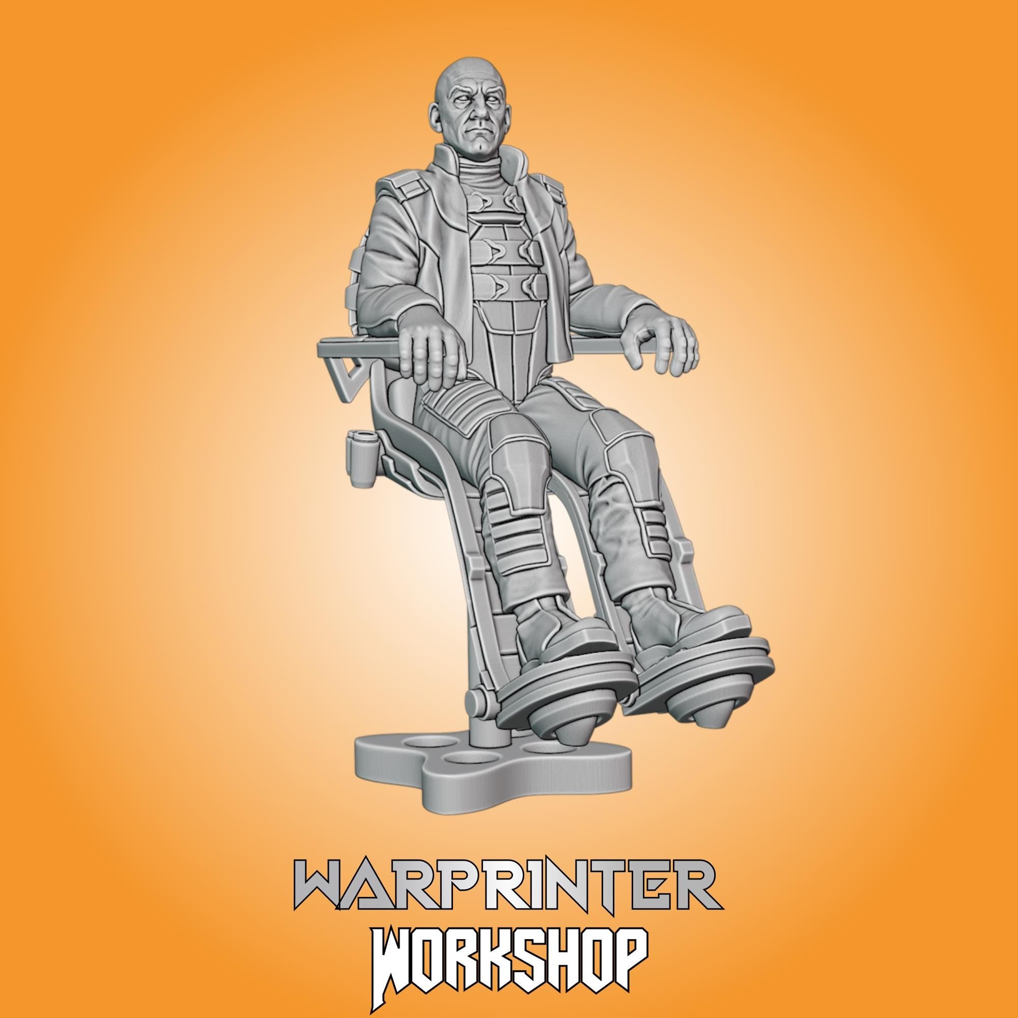 Professor X X-men Days Of Future Past (Fan art sculpted by Trident Studio) (Crisis Protocol Proxy/Alternative)