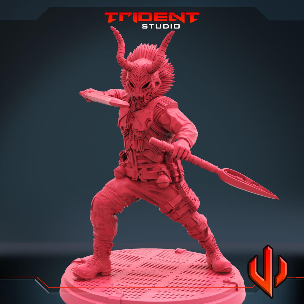 Killmonger B (Fan art sculpted by Trident Studio) (Crisis Protocol Proxy/Alternative)