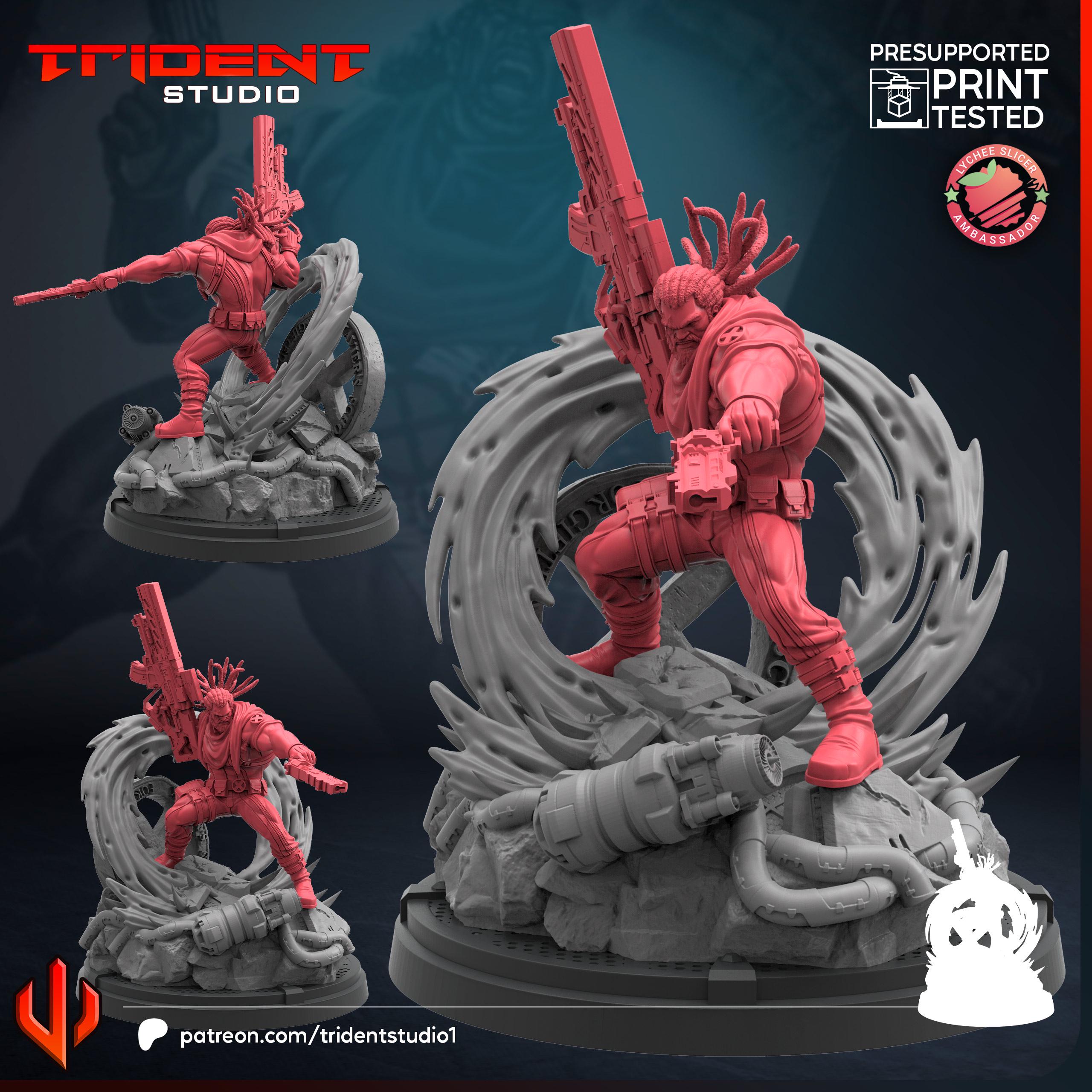 Bishop (Fan art sculpted by Trident Studio) (Crisis Protocol Proxy/Alternative)