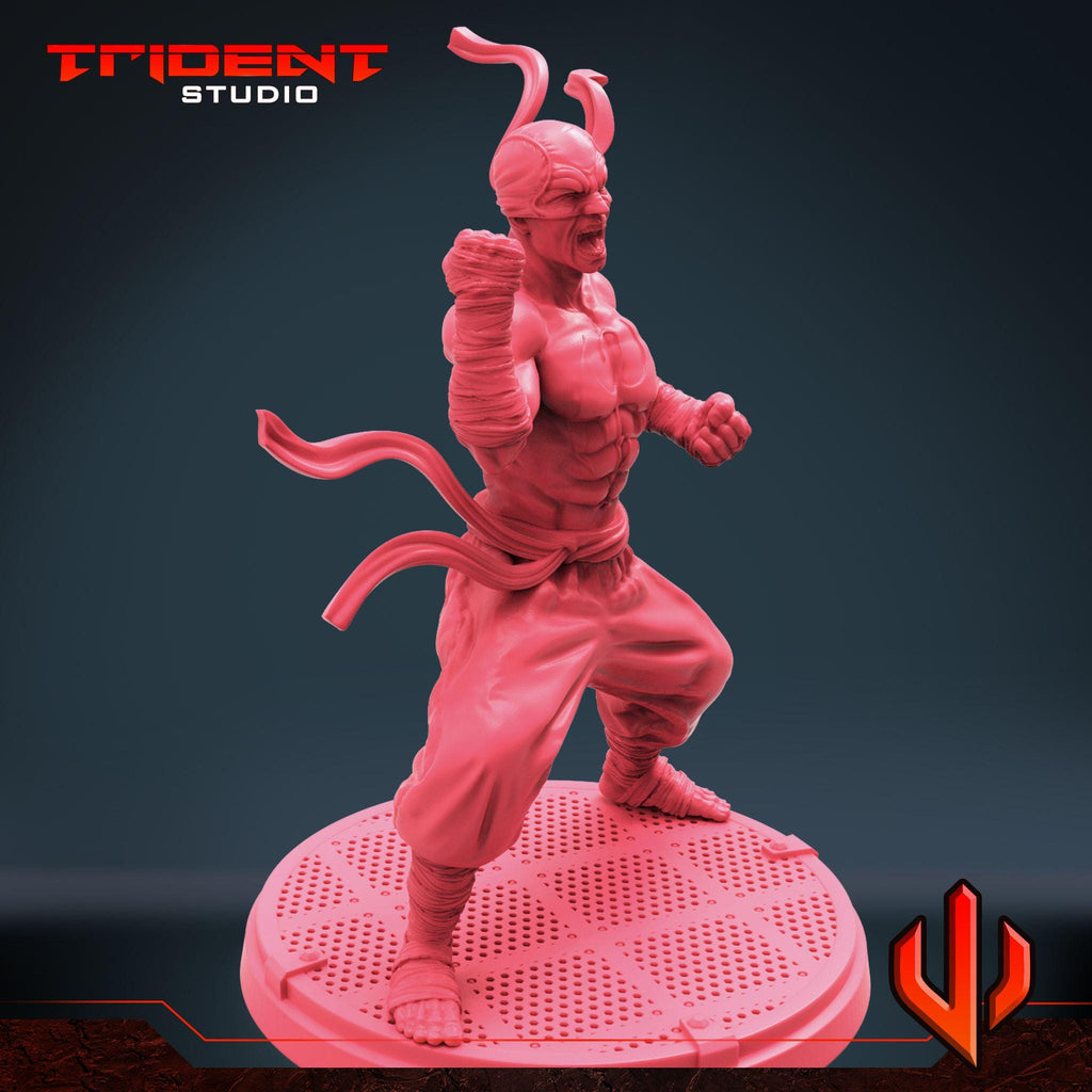 Iron Fist C (Fan art sculpted by Trident Studio) (Crisis Protocol Proxy/Alternative)