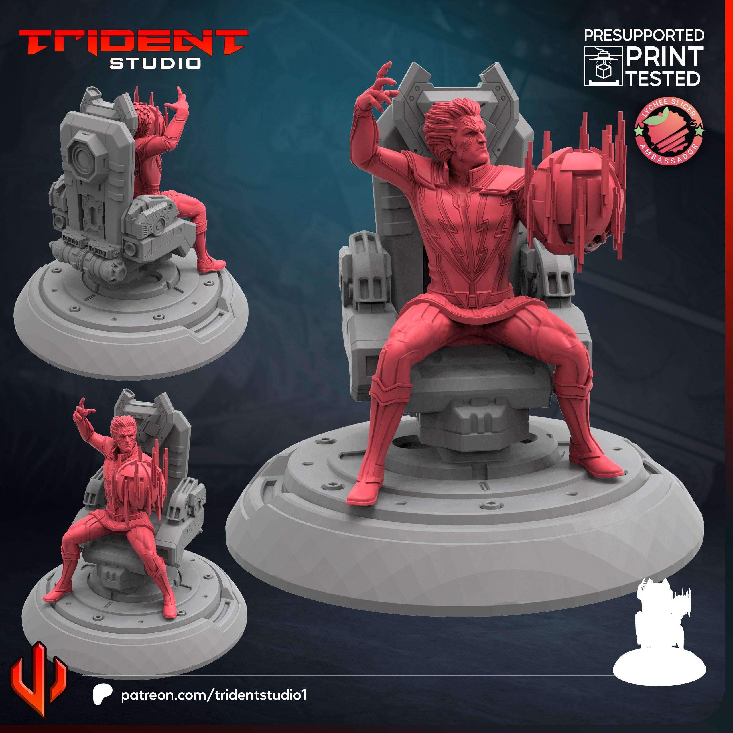 Molecule Man (Fan art sculpted by Trident Studio) (Crisis Protocol Proxy/Alternative)