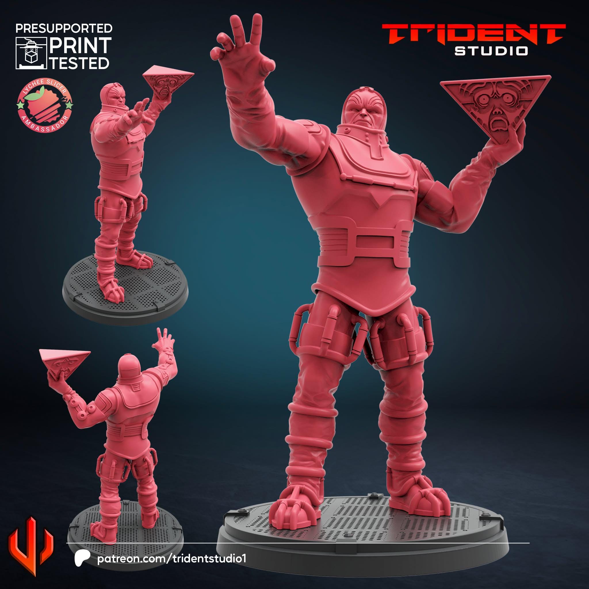 Psychoman (Fan art sculpted by Trident Studio) (Crisis Protocol Proxy/Alternative)