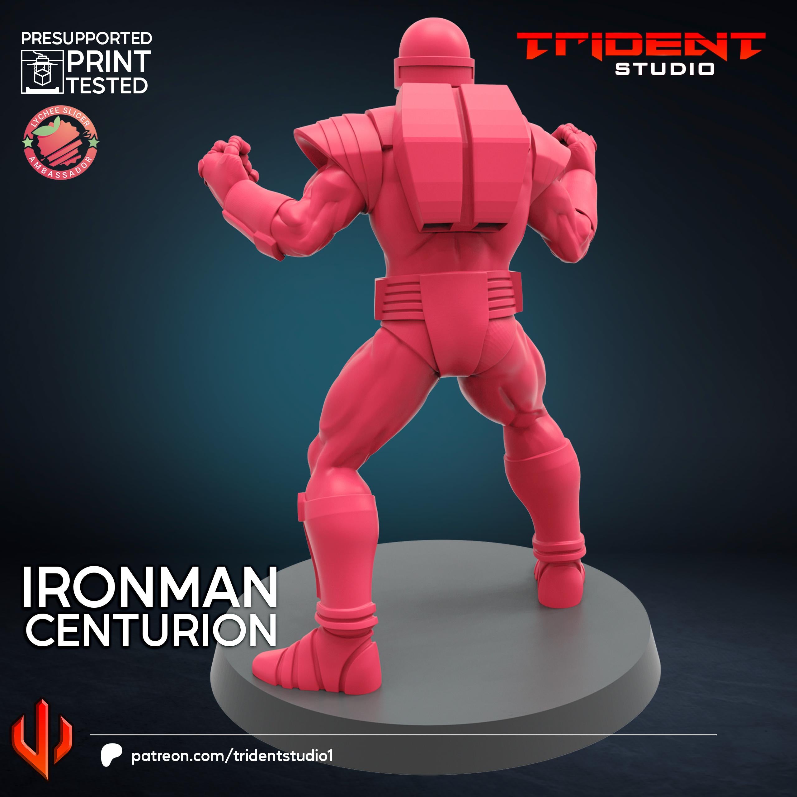Iron Man Silver Centurion (Fan art sculpted by Trident Studio) (Crisis Protocol Proxy/Alternative)
