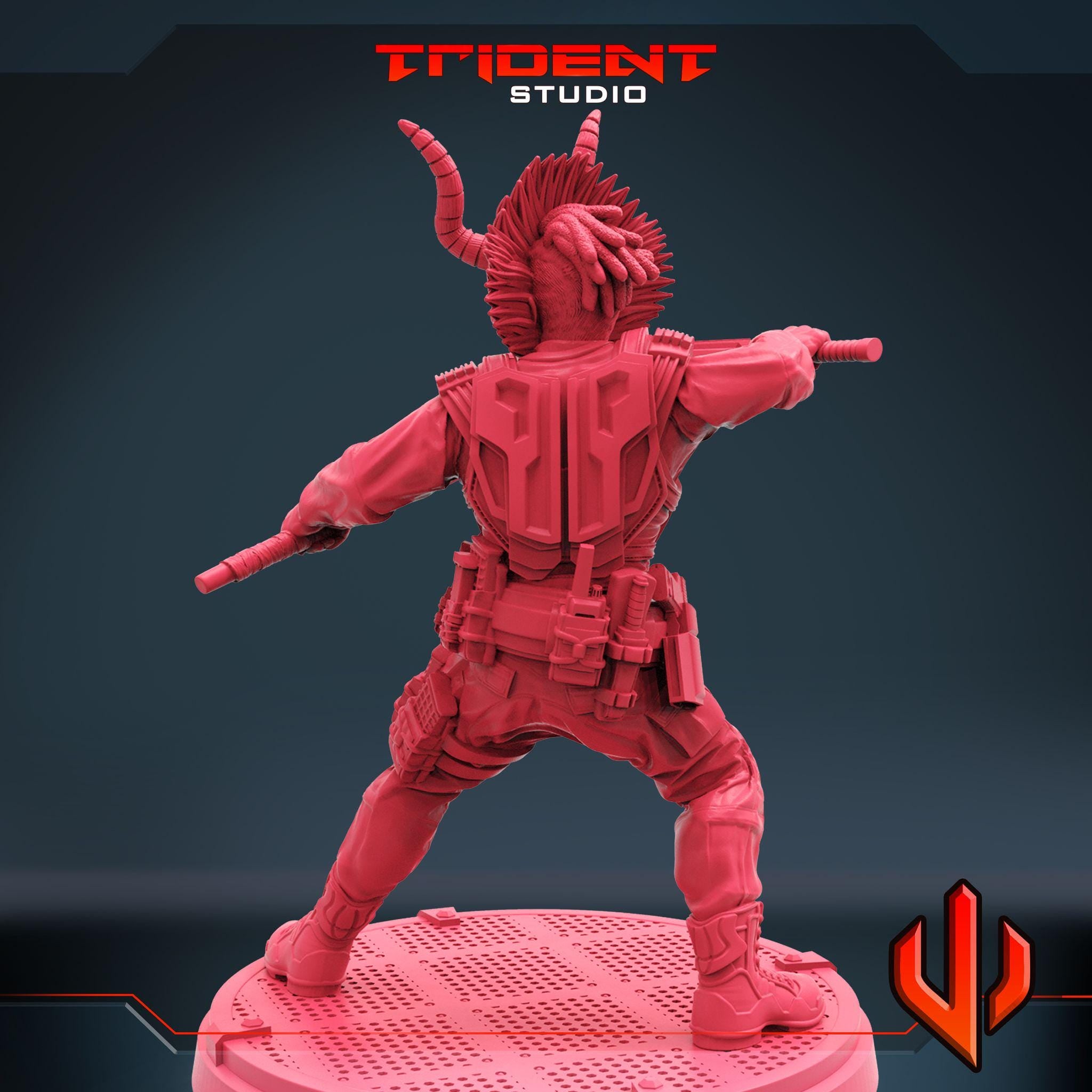 Killmonger C (Fan art sculpted by Trident Studio) (Crisis Protocol Proxy/Alternative)