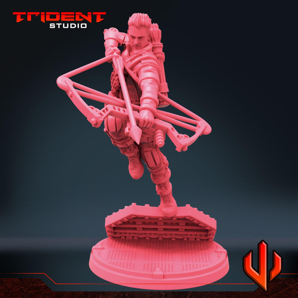 Hawkeye Multiverse (Fan art sculpted by Trident Studio) (Crisis Protocol Proxy/Alternative)