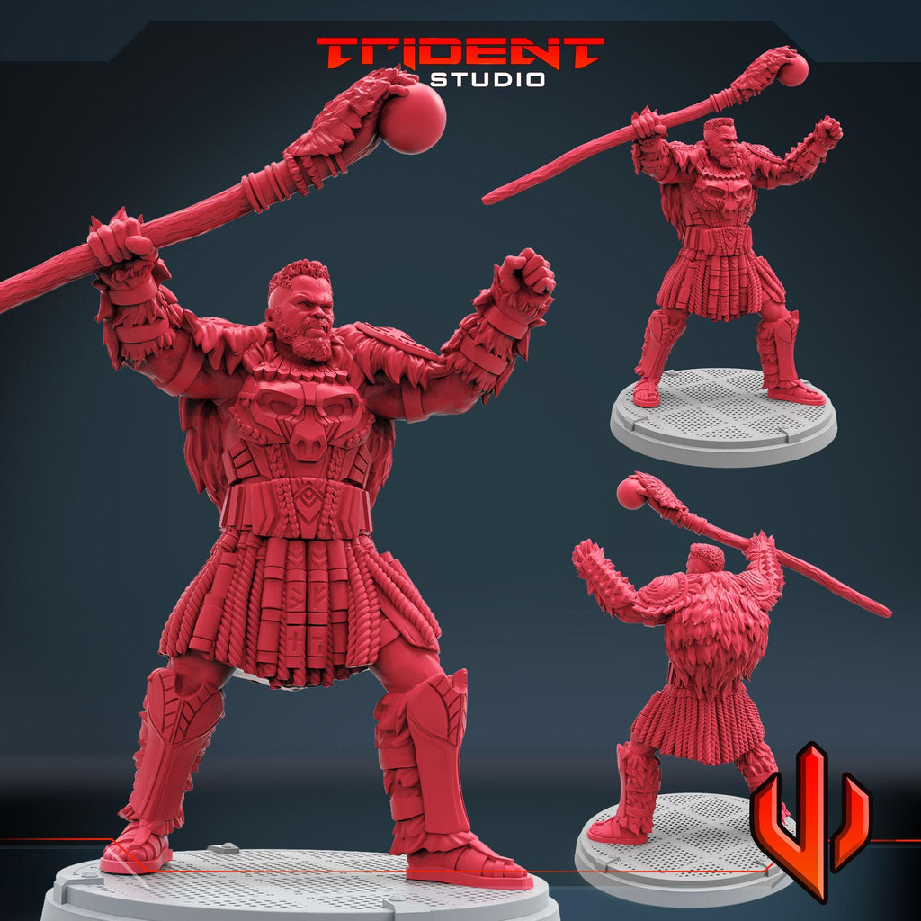 M’Baku (Fan art sculpted by Trident Studio) (Crisis Protocol Proxy/Alternative)