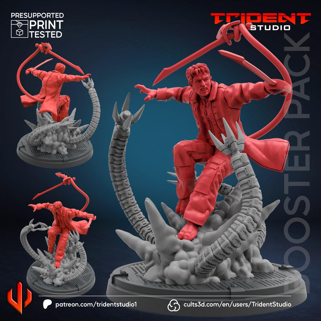NightCrawler X_men 2000 Movie (Fan art sculpted by Trident Studio) (Crisis Protocol Proxy/Alternative)