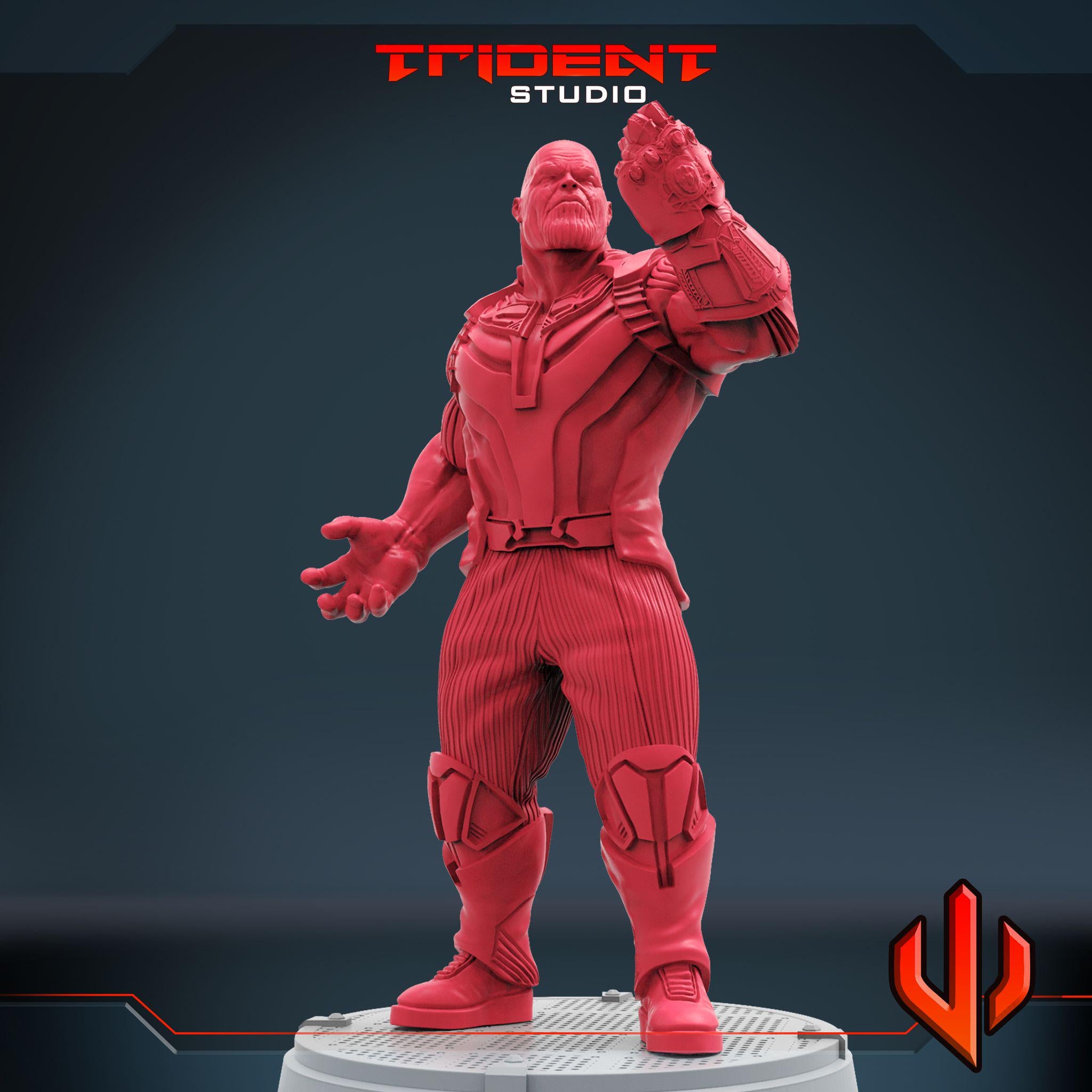 Thanos (Fan art sculpted by Trident Studio) (Crisis Protocol Proxy/Alternative)