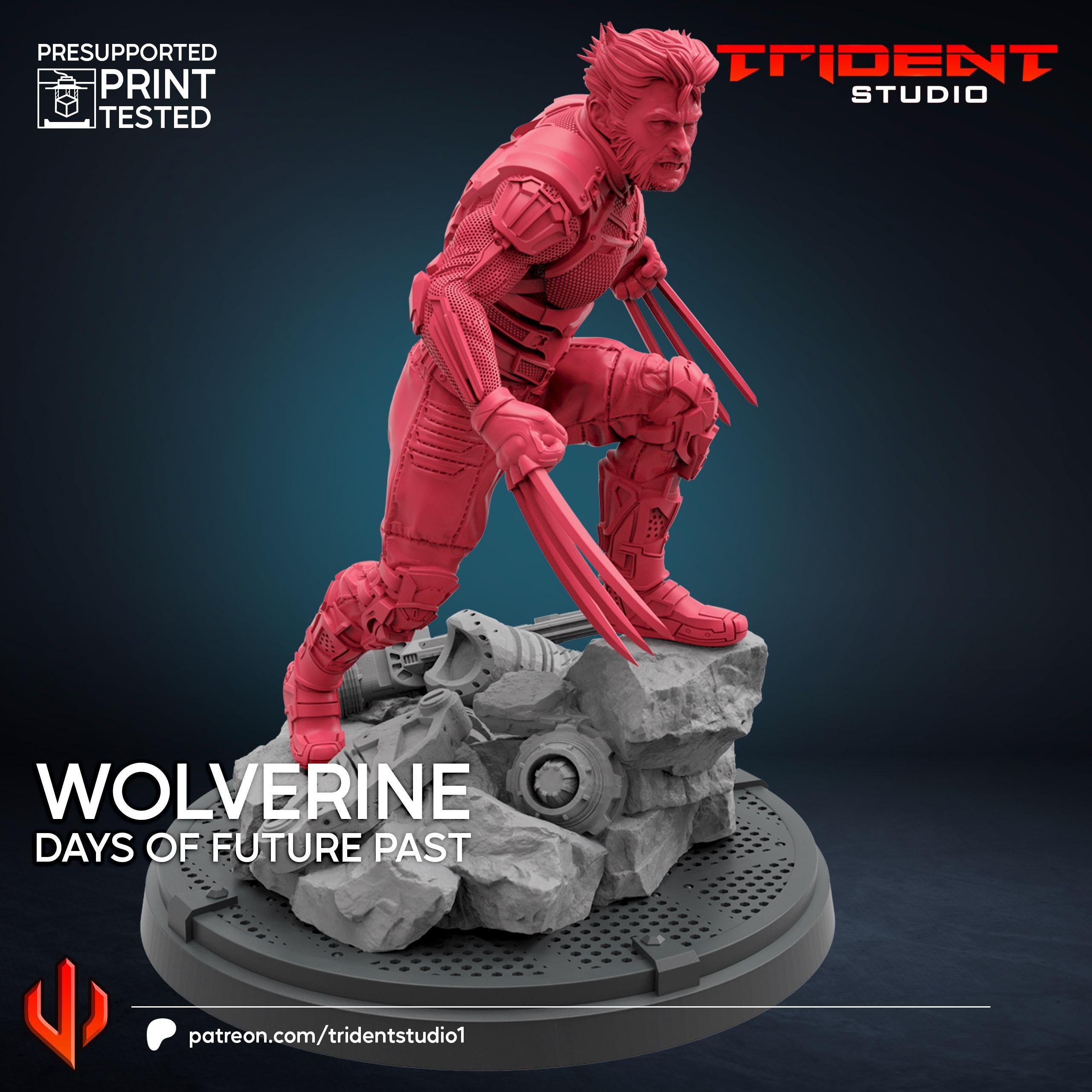 Wolverine X-men Days Of Future Past (Fan art sculpted by Trident Studio) (Crisis Protocol Proxy/Alternative)