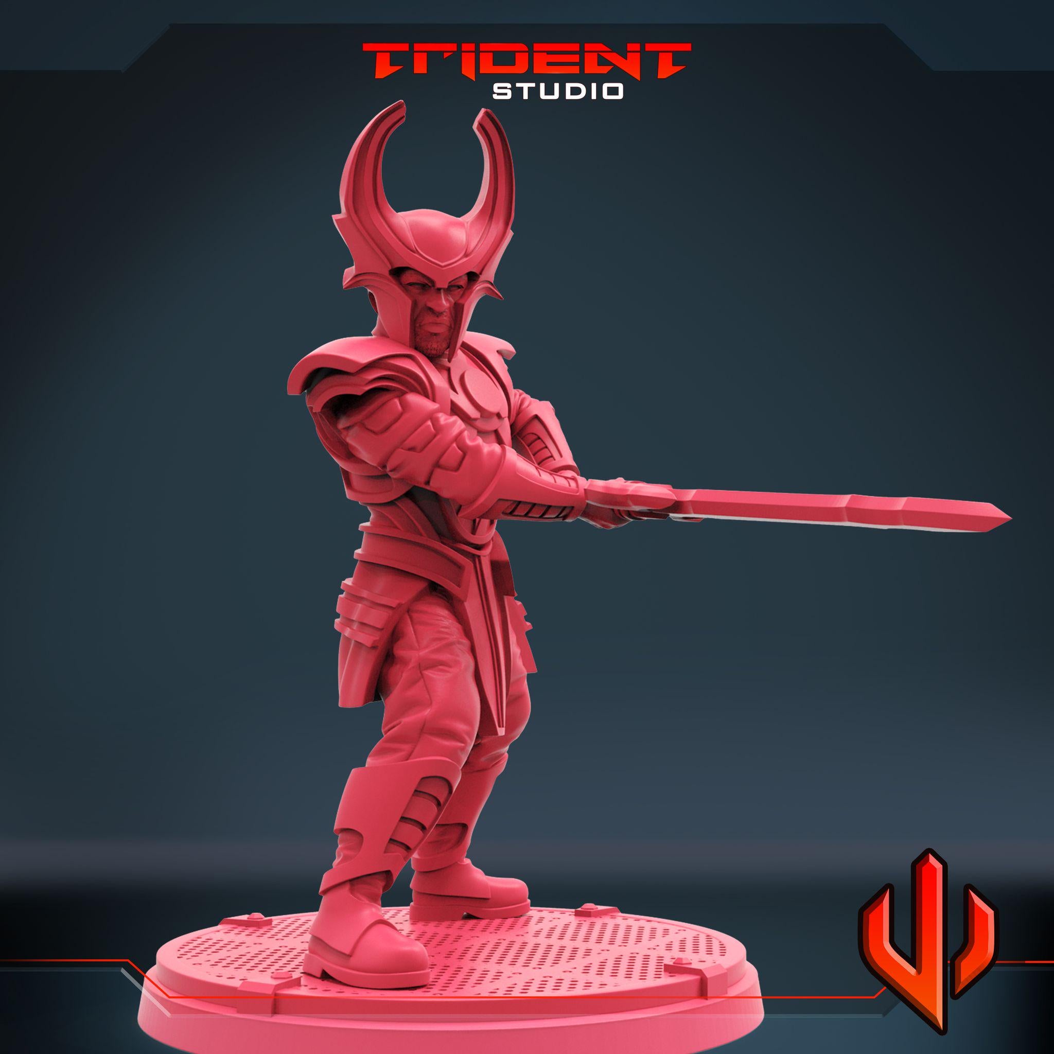 Heimdall A (Fan art sculpted by Trident Studio) (Crisis Protocol Proxy/Alternative)