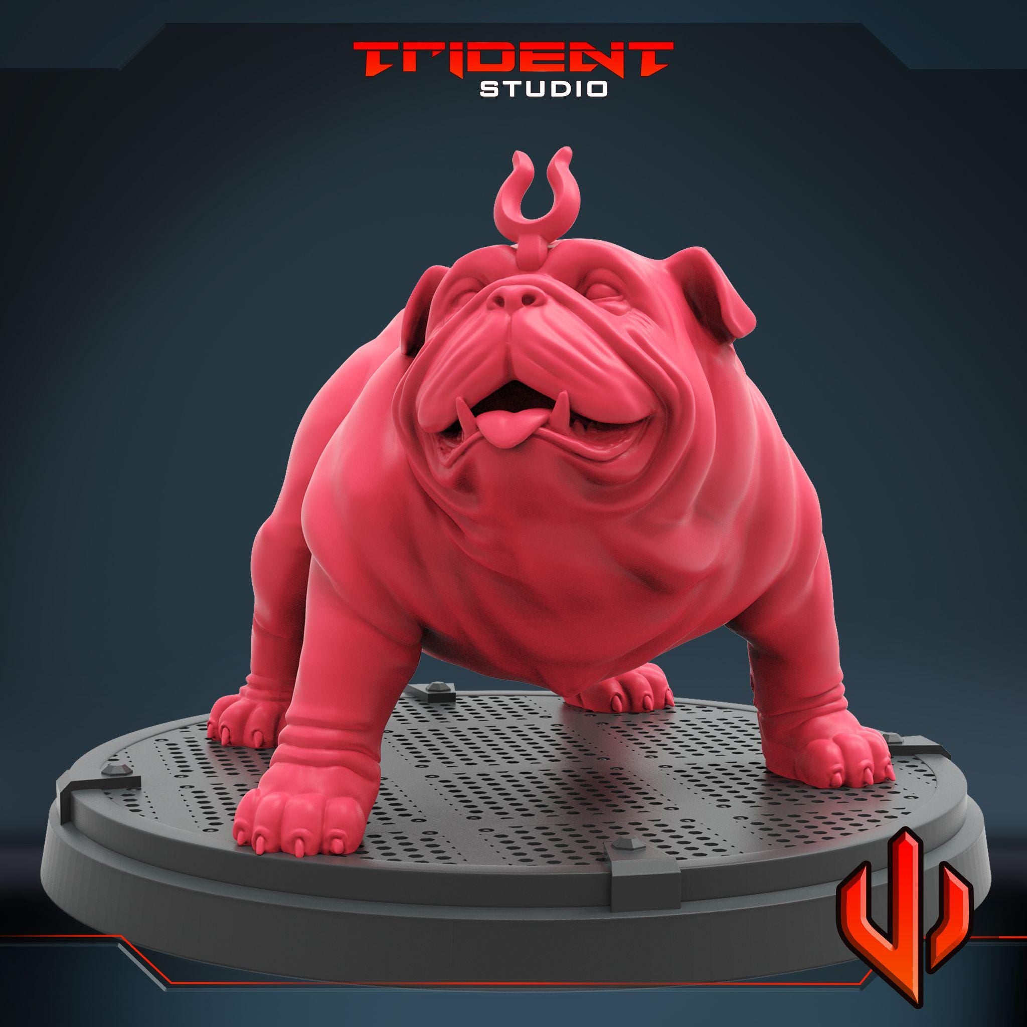 Lockjaw  (Fan art sculpted by Trident Studio) (Crisis Protocol Proxy/Alternative)