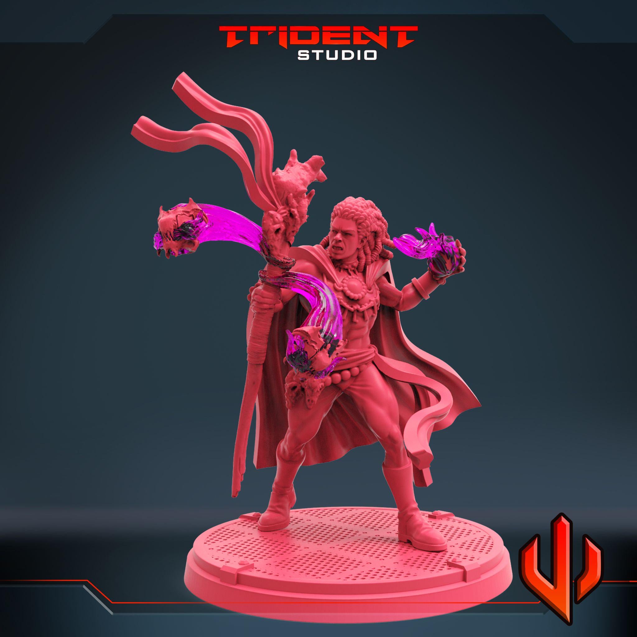 Doctor Voodoo A (Fan art sculpted by Trident Studio) (Crisis Protocol Proxy/Alternative)