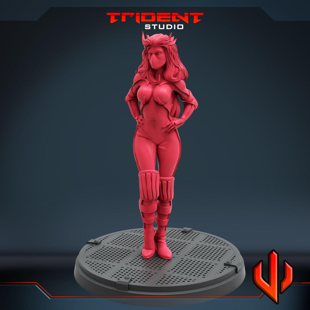 Black Racer (Fan art sculpted by Trident Studio) (Crisis Protocol Proxy/Alternative)