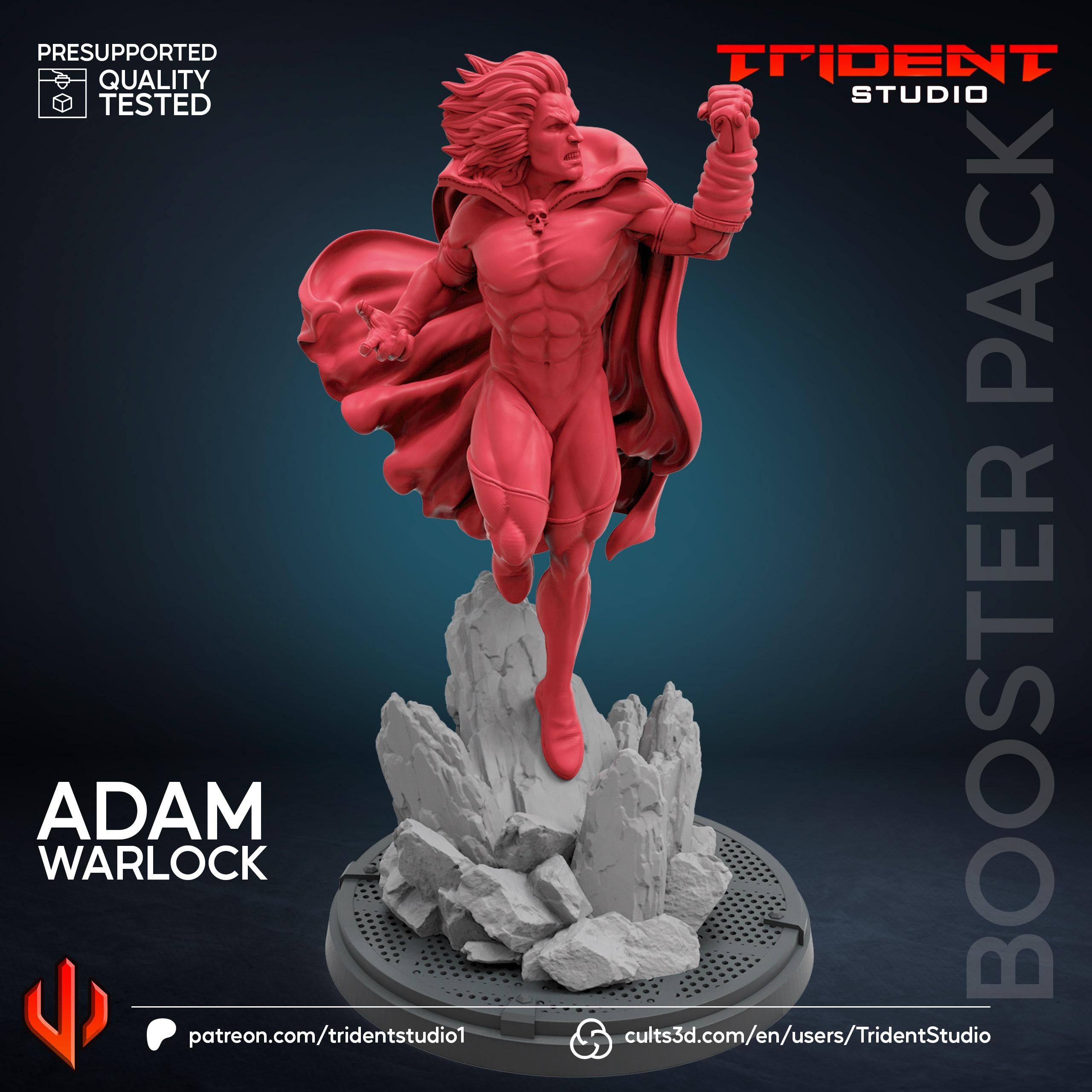 Adam Warlock (Fan art sculpted by Trident Studio) (Crisis Protocol Proxy/Alternative)