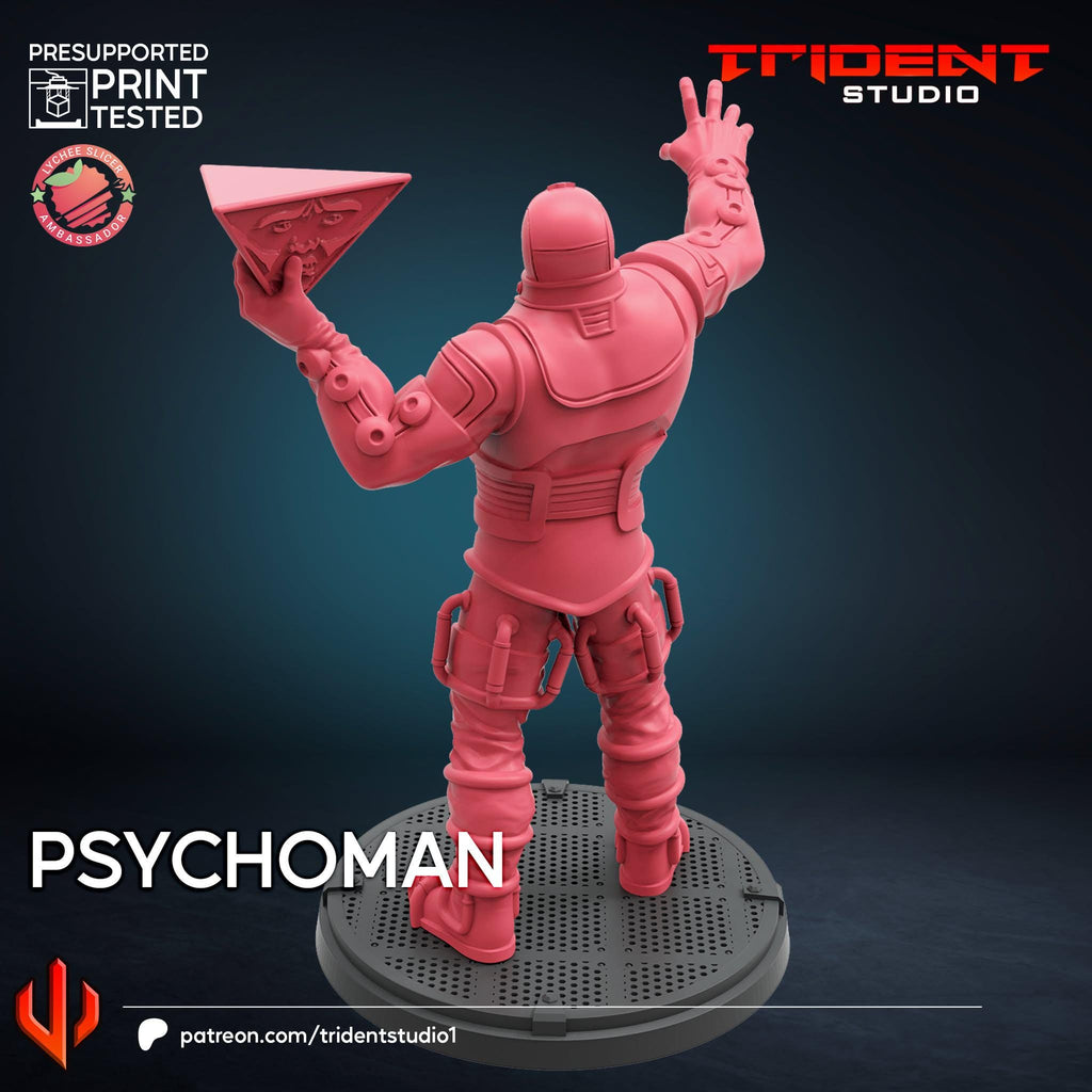 Psychoman (Fan art sculpted by Trident Studio) (Crisis Protocol Proxy/Alternative)