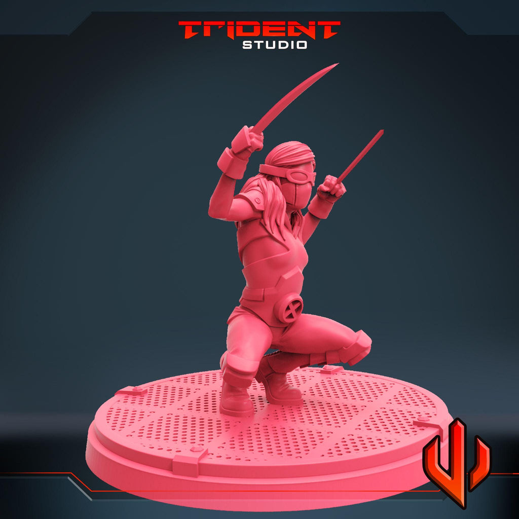 Honey Badger B (Fan art sculpted by Trident Studio) (Crisis Protocol Proxy/Alternative)