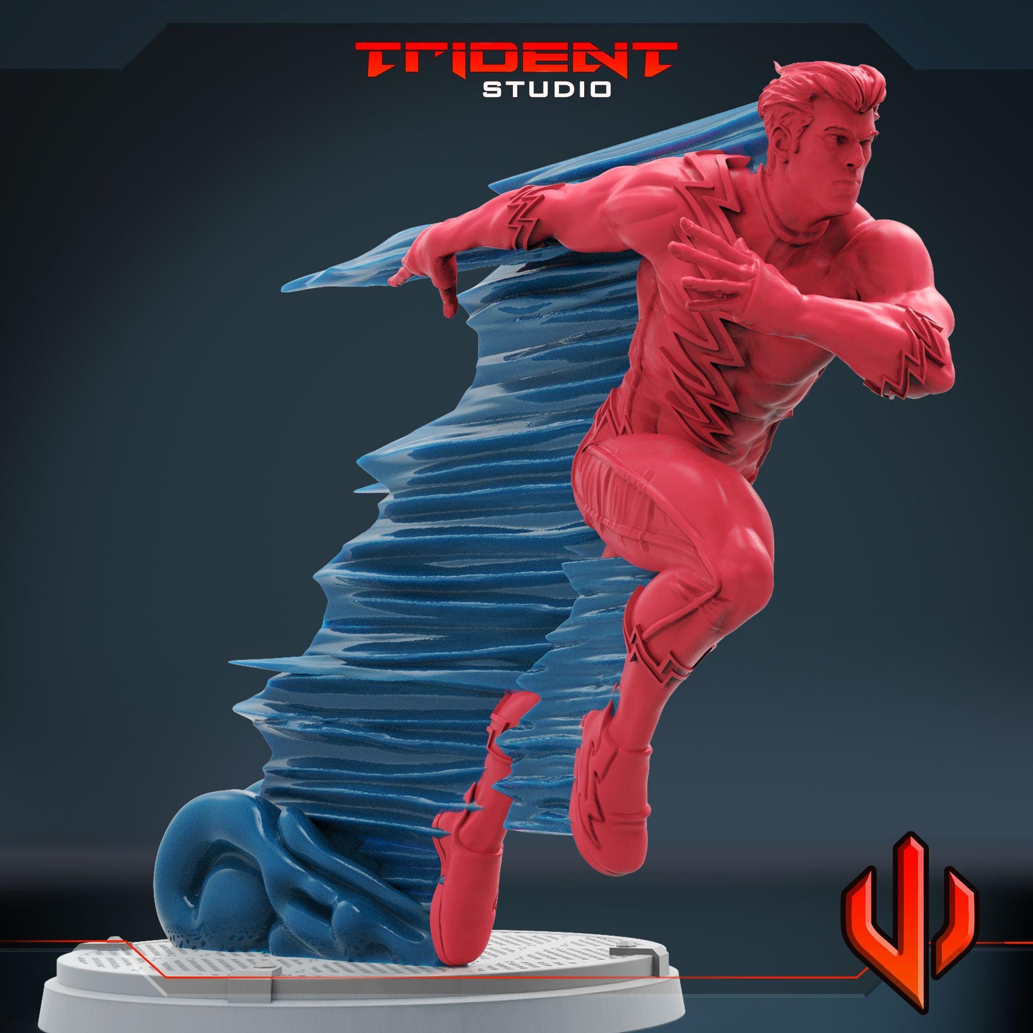 Quicksilver (Fan art sculpted by Trident Studio) (Crisis Protocol Proxy/Alternative)