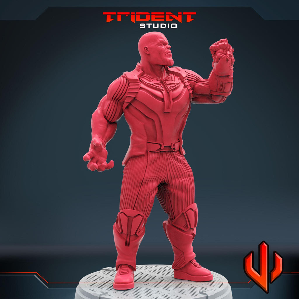 Thanos (Fan art sculpted by Trident Studio) (Crisis Protocol Proxy/Alternative)