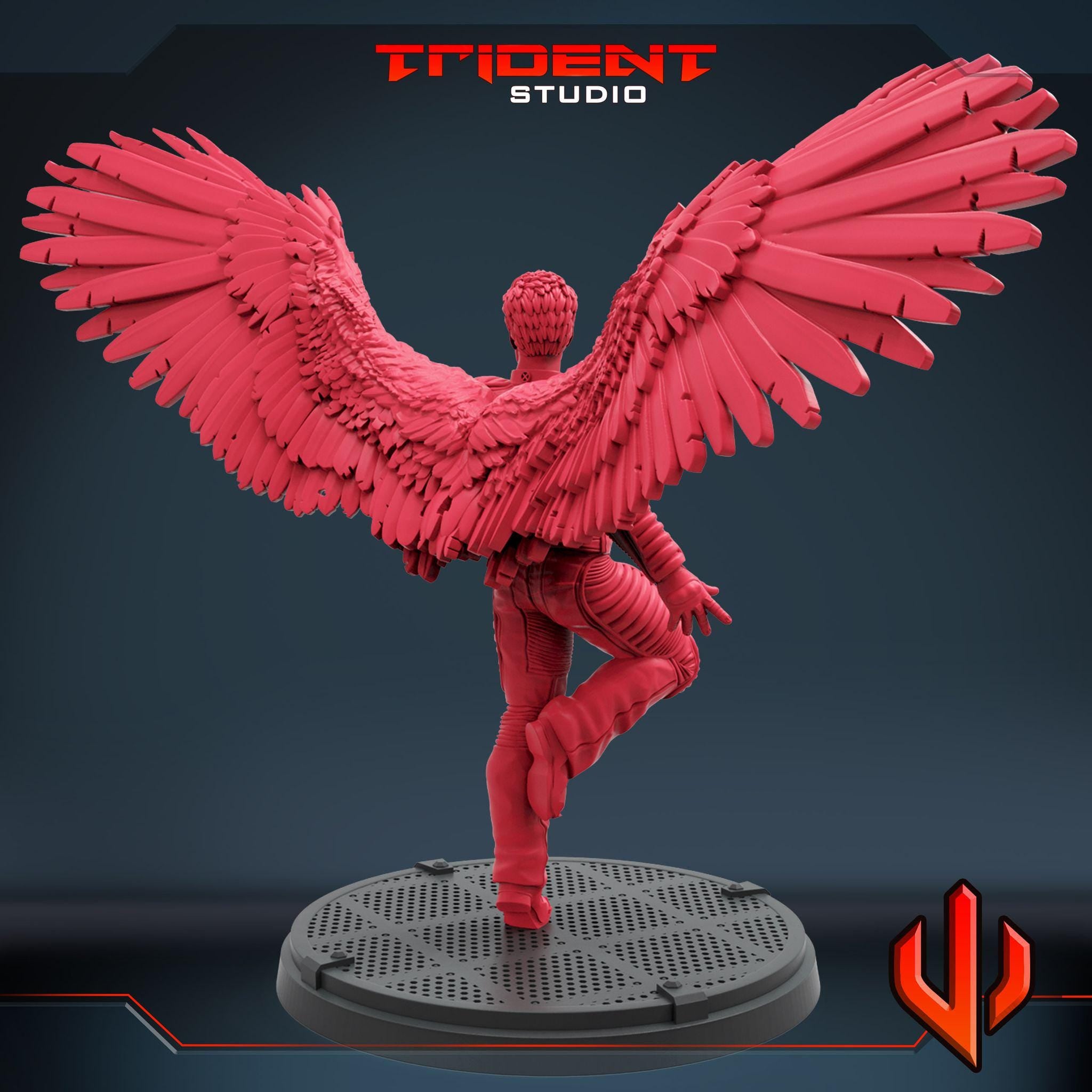 Angel x-men 2000 movie (Fan art sculpted by Trident Studio) (Crisis Protocol Proxy/Alternative)