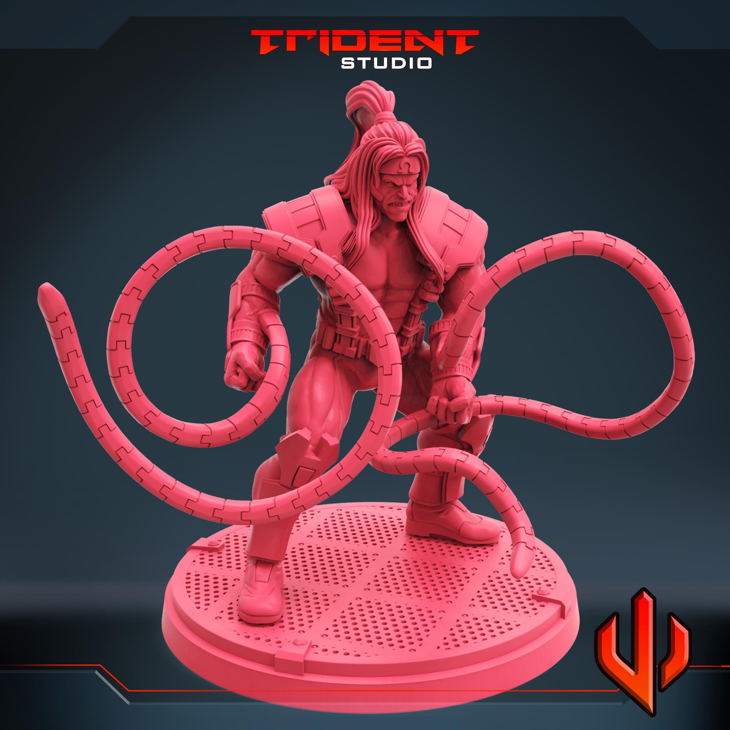Omega Red  (Fan art sculpted by Trident Studio) (Crisis Protocol Proxy/Alternative)