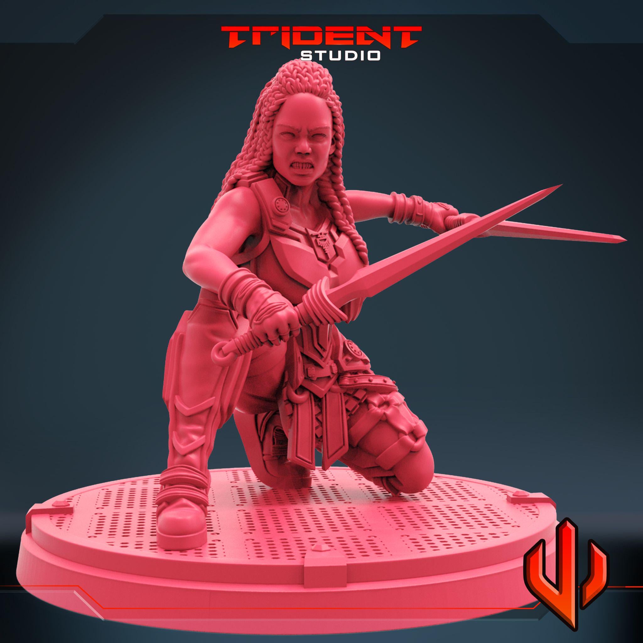 Valkyrie B (Fan art sculpted by Trident Studio) (Crisis Protocol Proxy/Alternative)