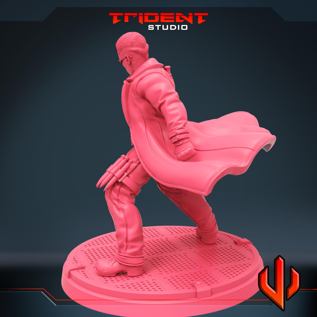 Blade (Fan art sculpted by Trident Studio) (Crisis Protocol Proxy/Alternative)