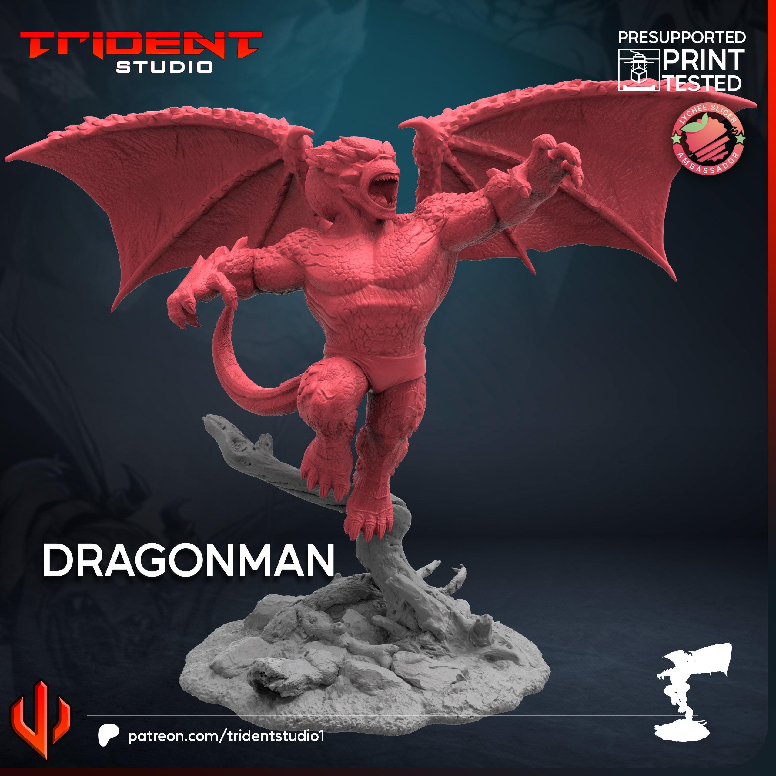 Dragonman (Fan art sculpted by Trident Studio) (Crisis Protocol Proxy/Alternative)