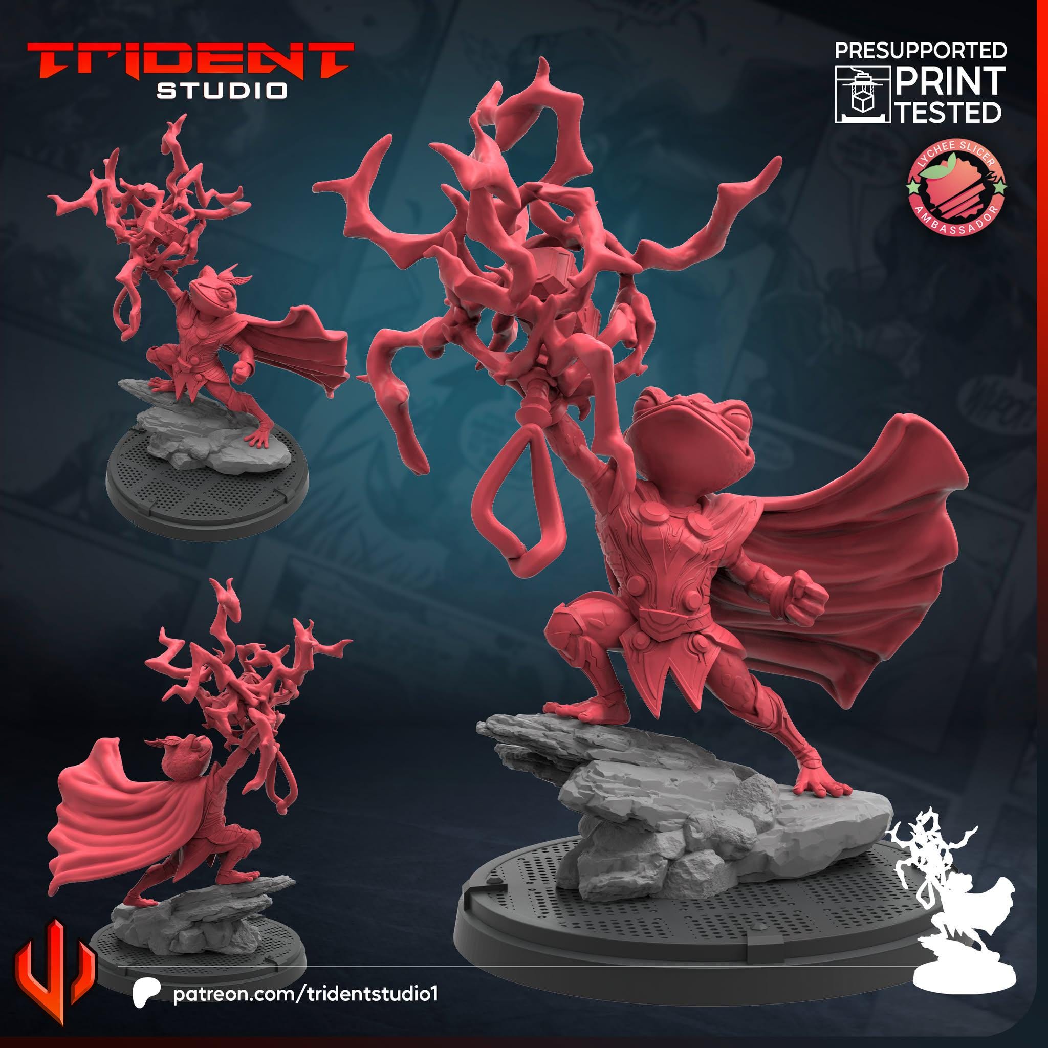 Throg (Fan art sculpted by Trident Studio) (Crisis Protocol Proxy/Alternative)