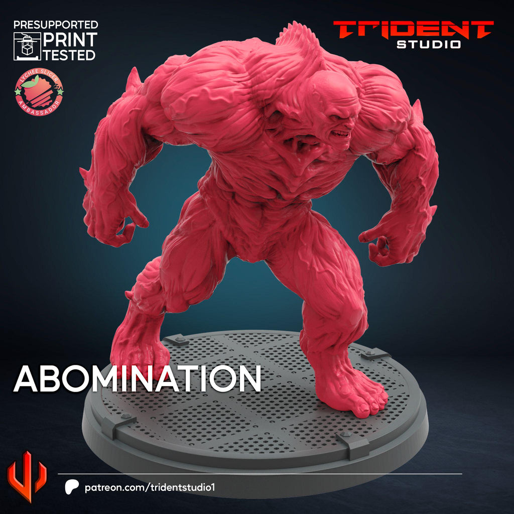 Abomination 2008 movie (Fan art sculpted by Trident Studio) (Crisis Protocol Proxy/Alternative)
