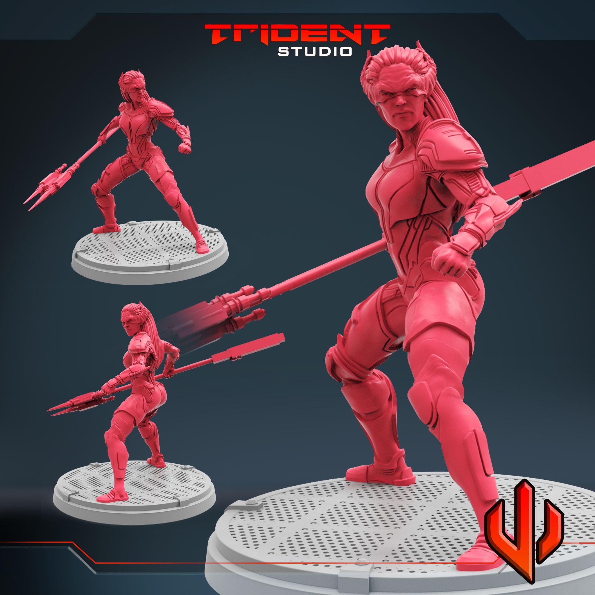 Proxima Midnight B (Fan art sculpted by Trident Studio) (Crisis Protocol Proxy/Alternative)