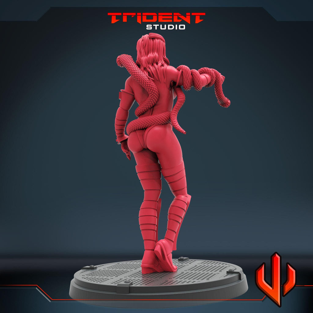 Black Mamba (Fan art sculpted by Trident Studio) (Crisis Protocol Proxy/Alternative)