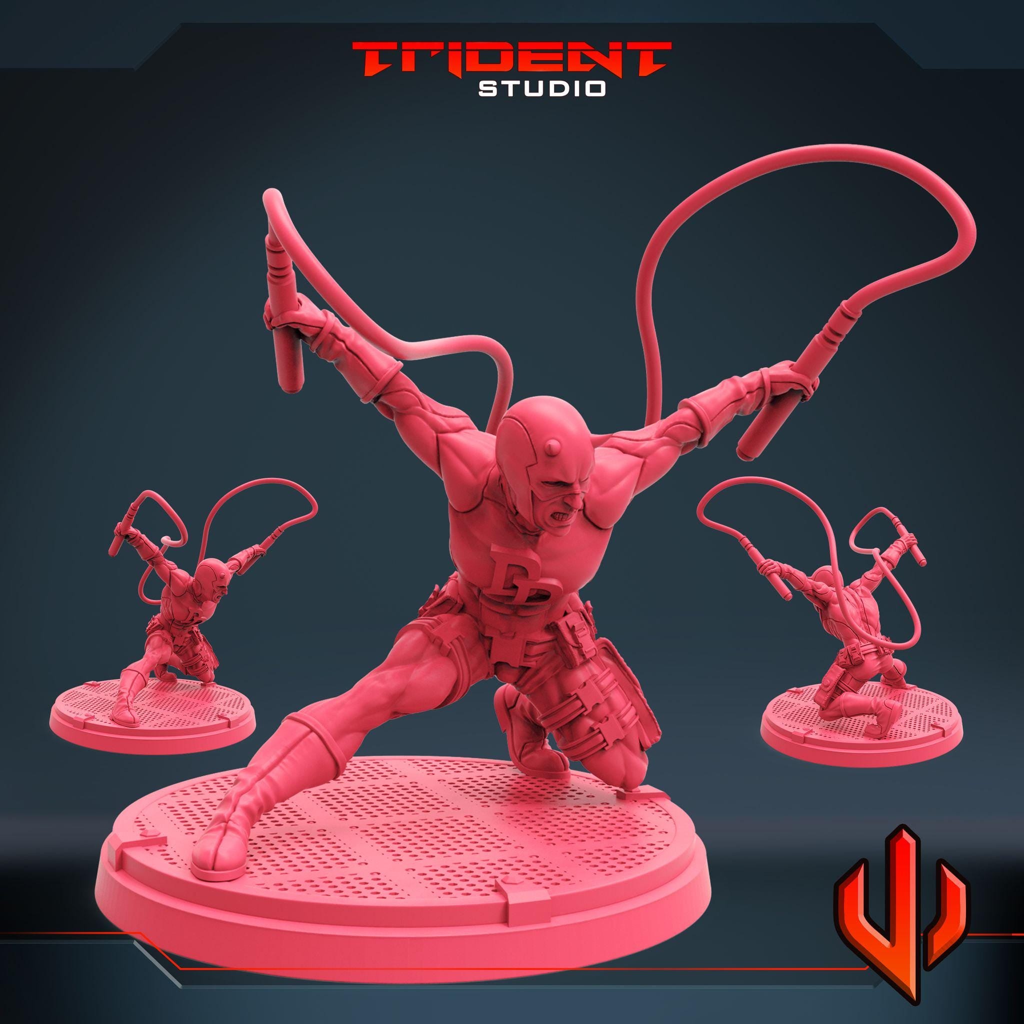 Daredevil (Fan art sculpted by Trident Studio) (Crisis Protocol Proxy/Alternative)