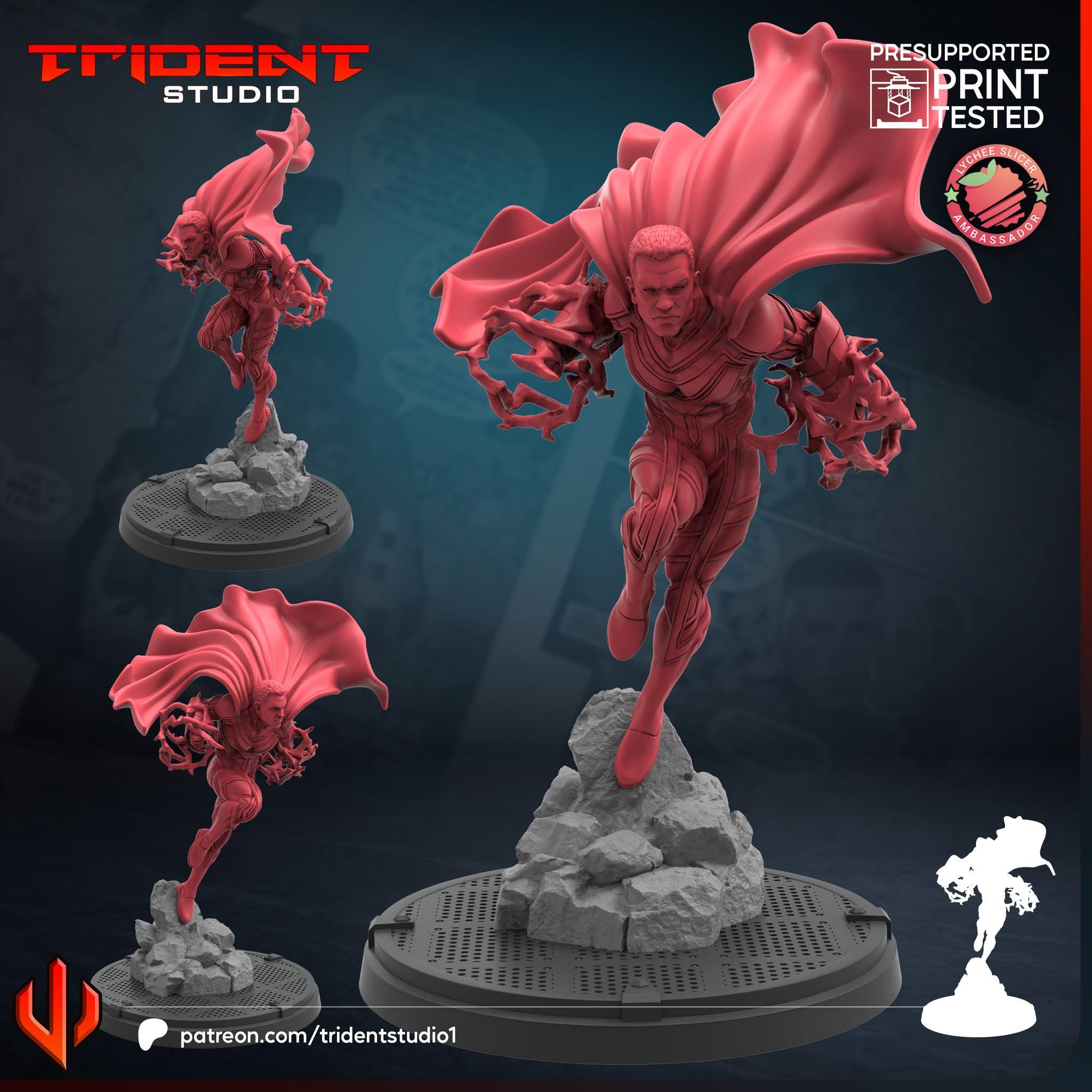 Blue Marvel (Fan art sculpted by Trident Studio) (Crisis Protocol Proxy/Alternative)