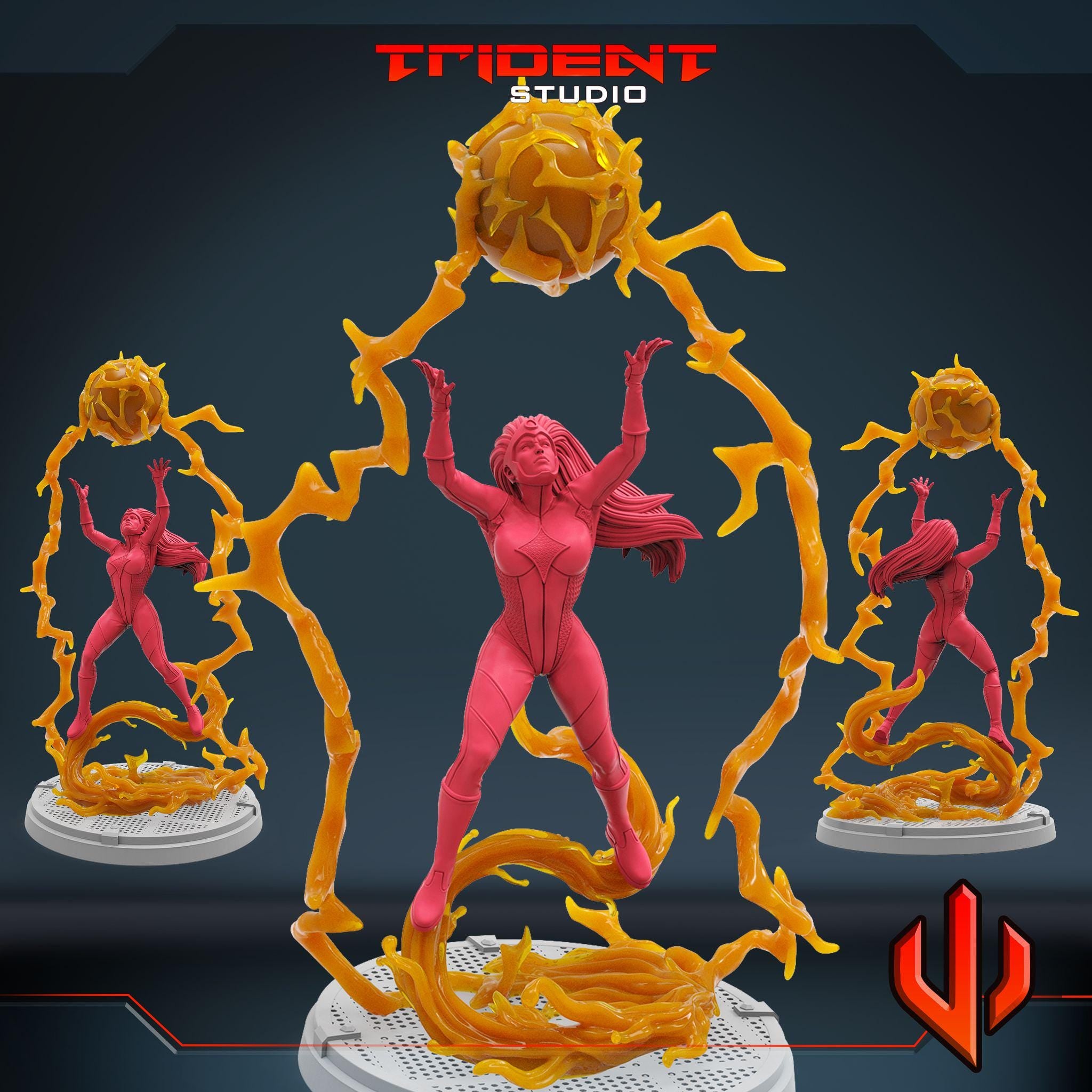 Darkstar (Fan art sculpted by Trident Studio) (Crisis Protocol Proxy/Alternative)