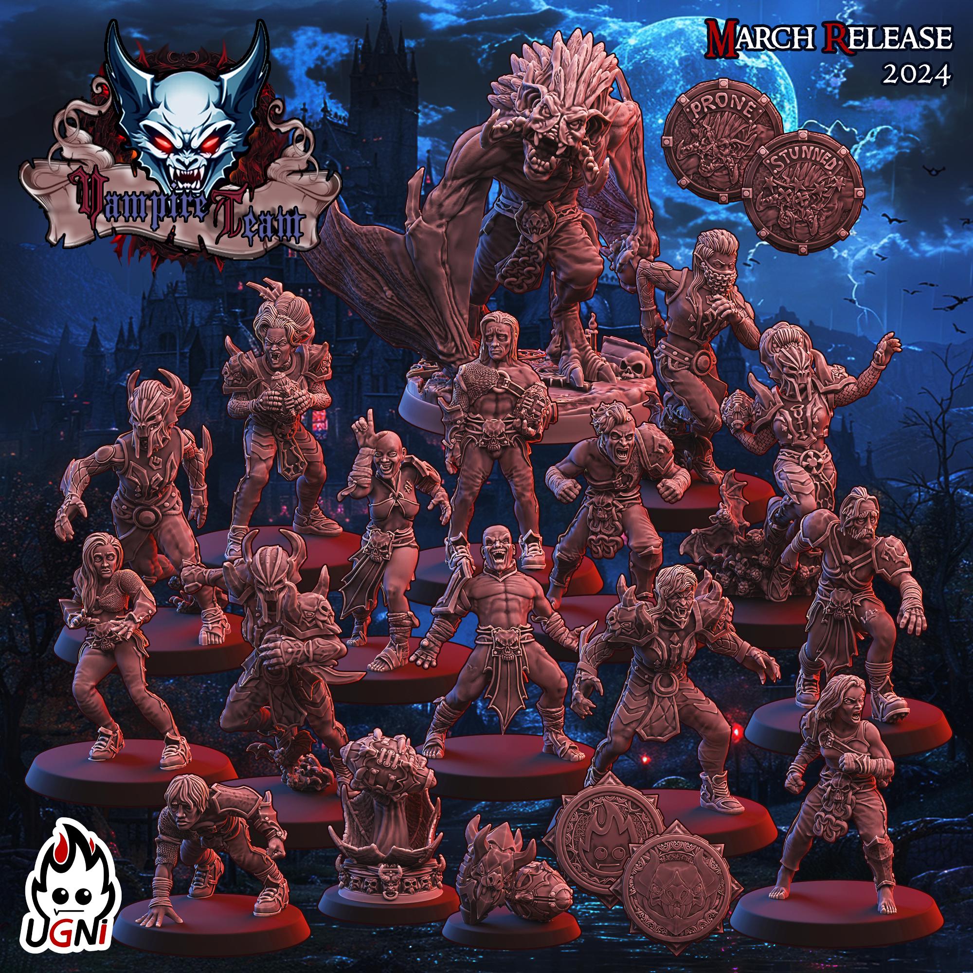 Vampire Team - Fantasy Football Team - UGNI Miniatures