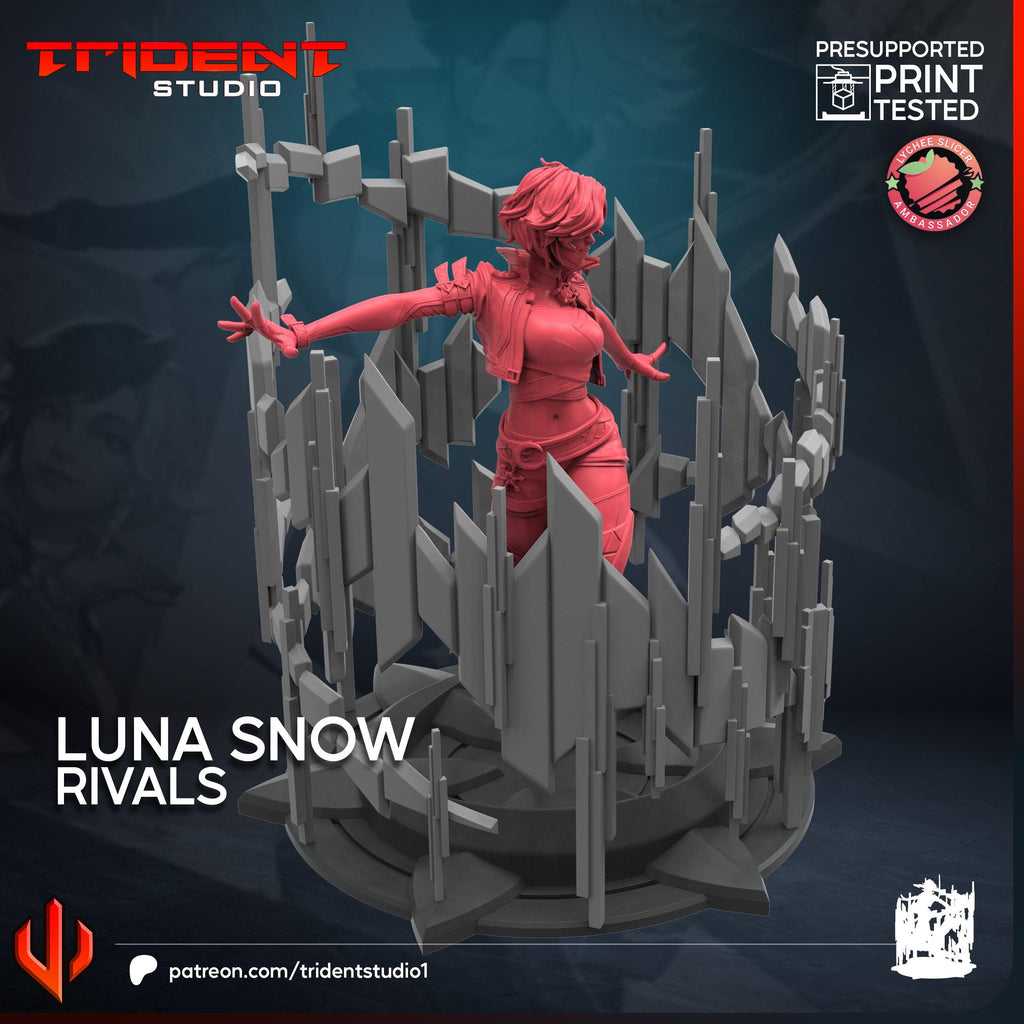 Luna Snow Rivals (Fan art sculpted by Trident Studio) (Crisis Protocol Proxy/Alternative)