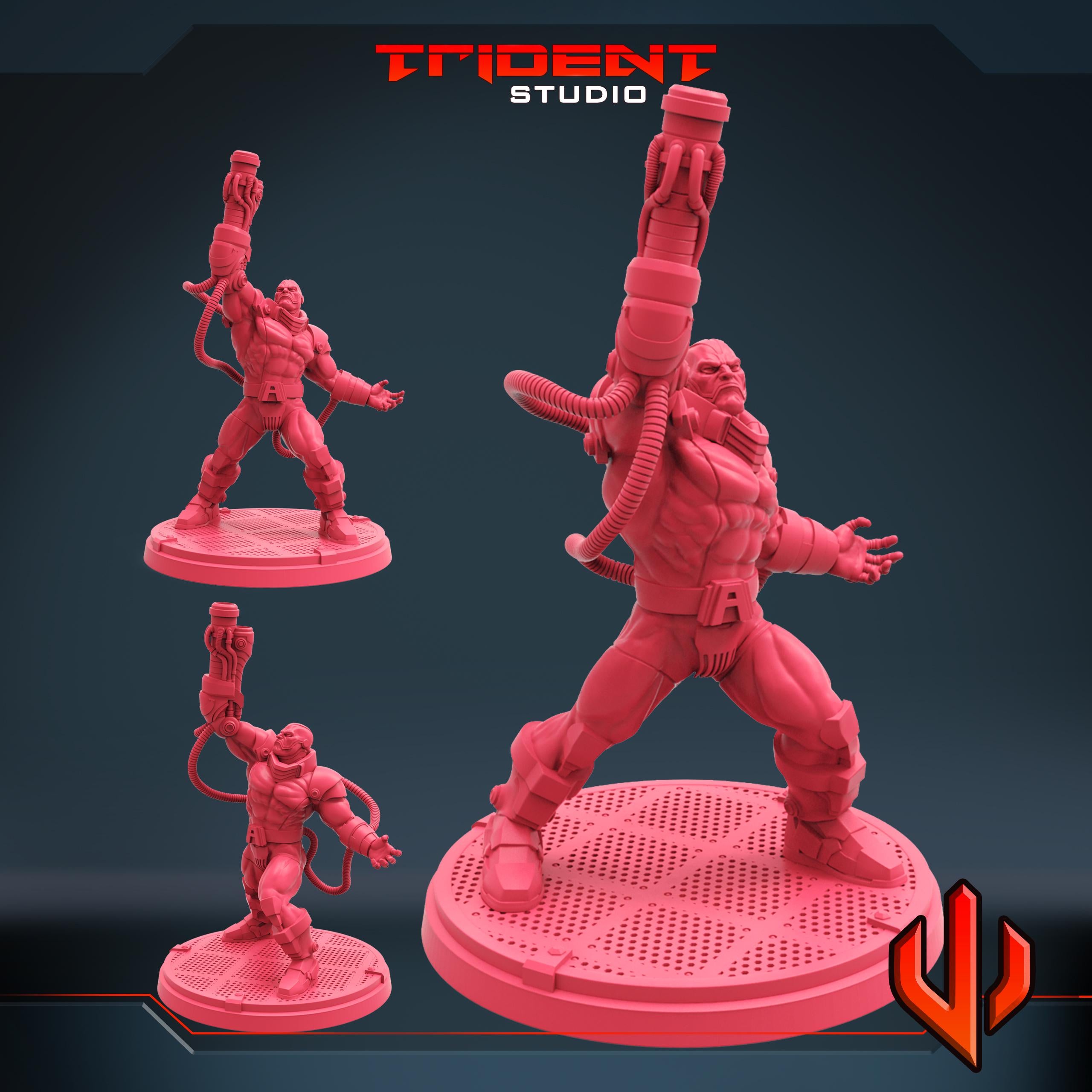 Apocalypse B (Fan art sculpted by Trident Studio) (Crisis Protocol Proxy/Alternative)