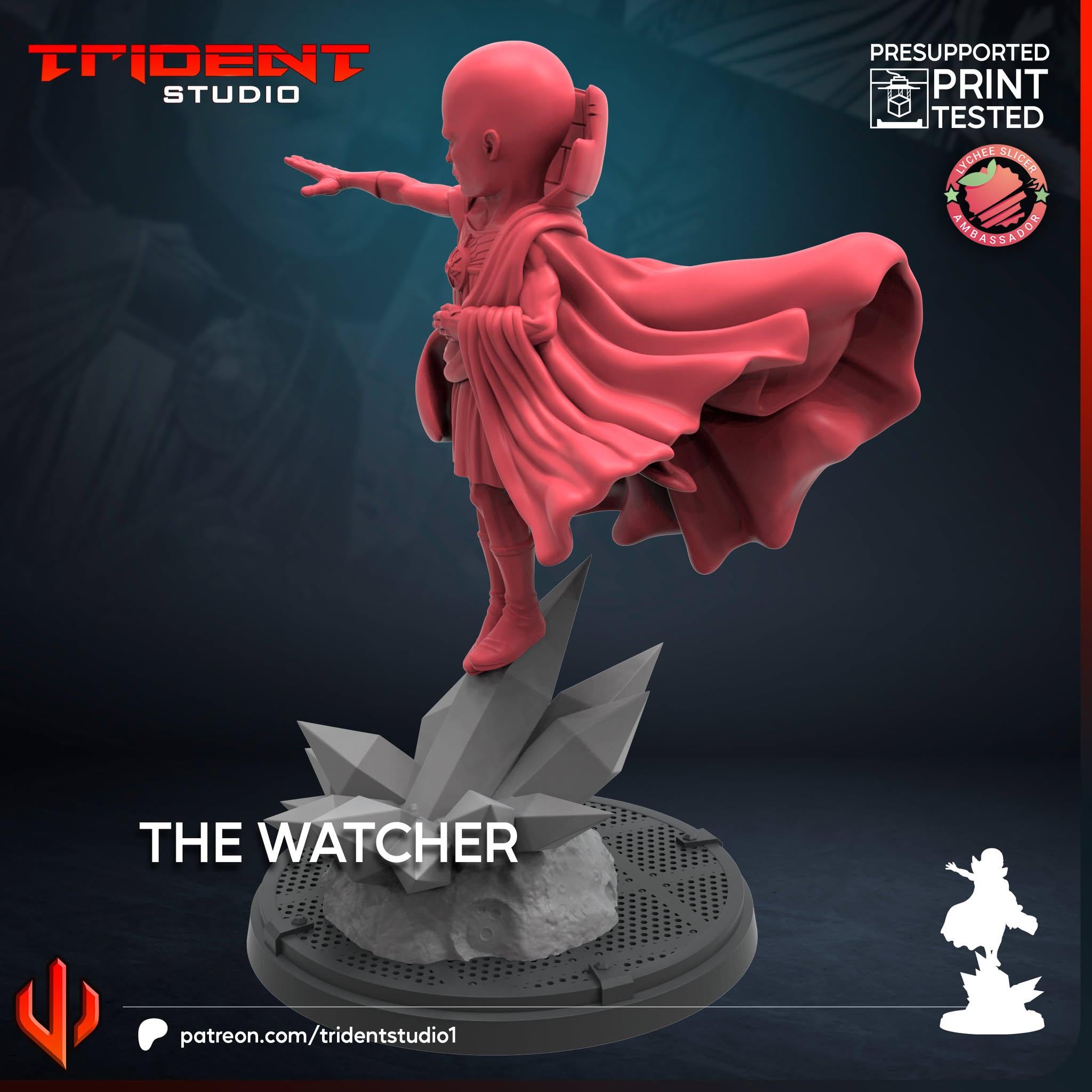 The Watcher (Fan art sculpted by Trident Studio) (Crisis Protocol Proxy/Alternative)