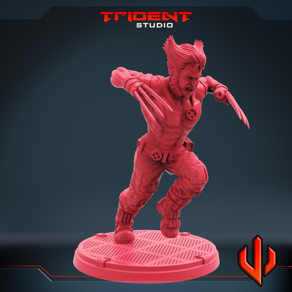 Wolverine B (Fan art sculpted by Trident Studio) (Crisis Protocol Proxy/Alternative)