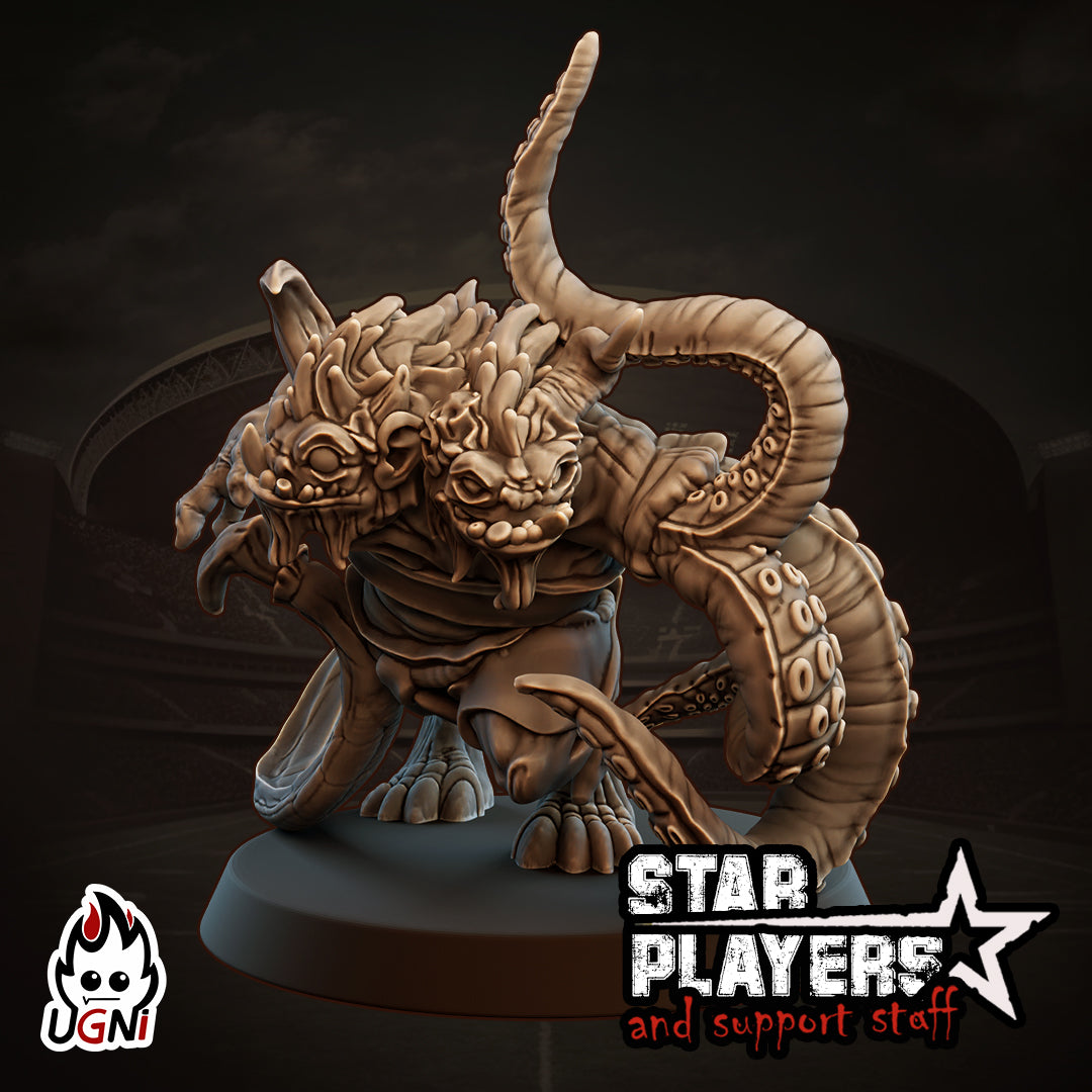Holdgrasp Doublefang - Fantasy Football Star Player Miniature | Designed by UGNI